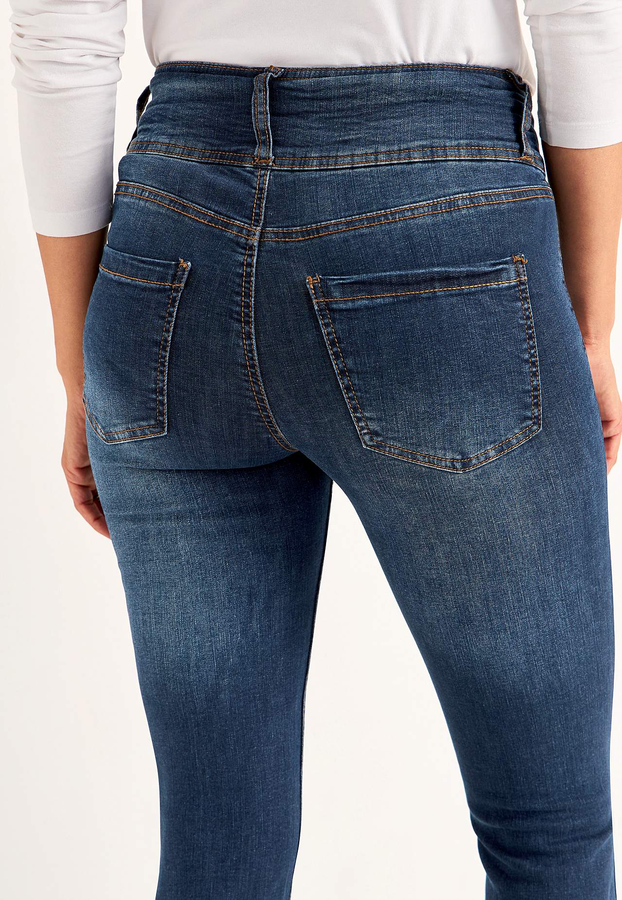 Bootcut jeans med høj talje