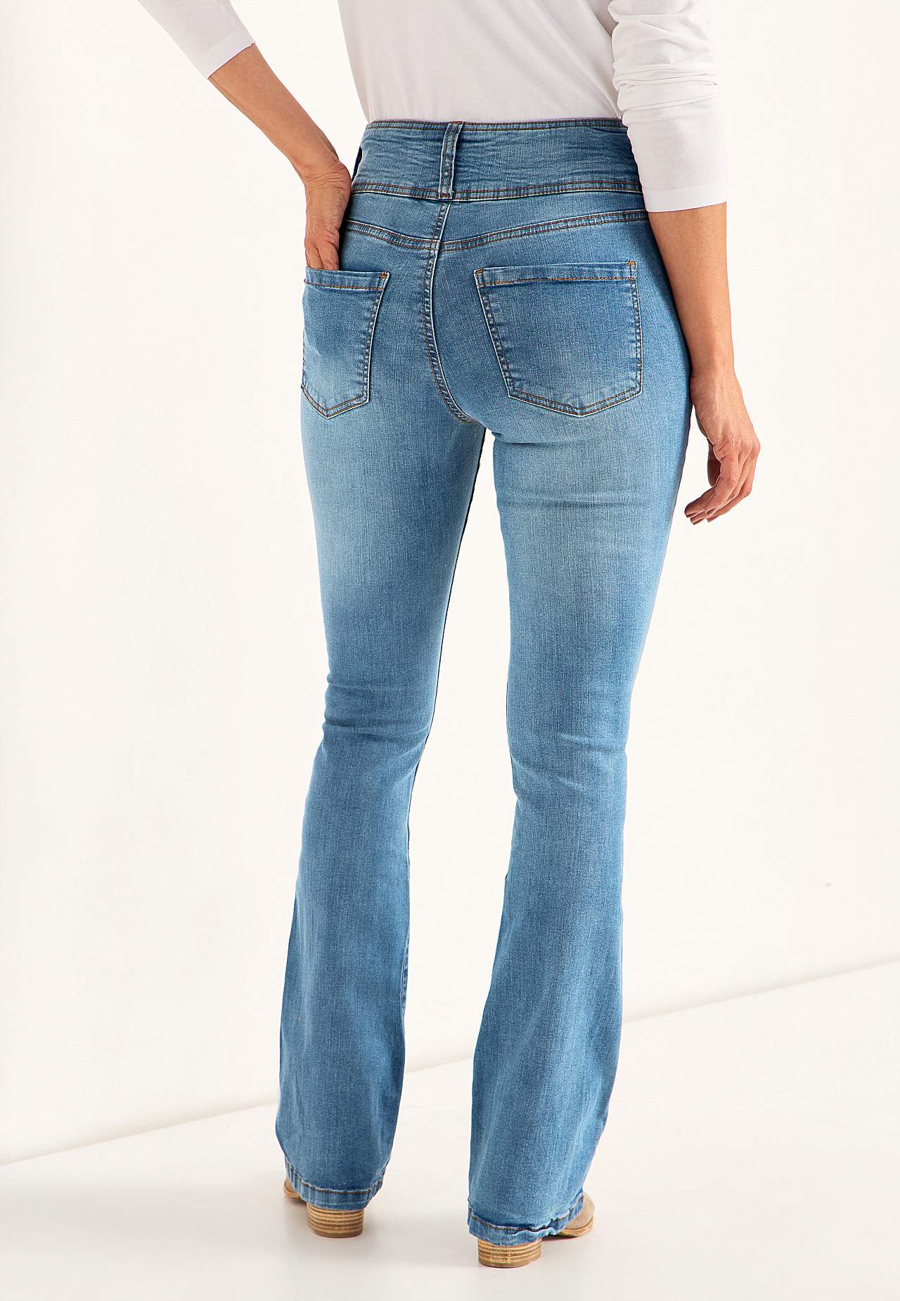 Bootcut jeans med høj talje Jennifer
