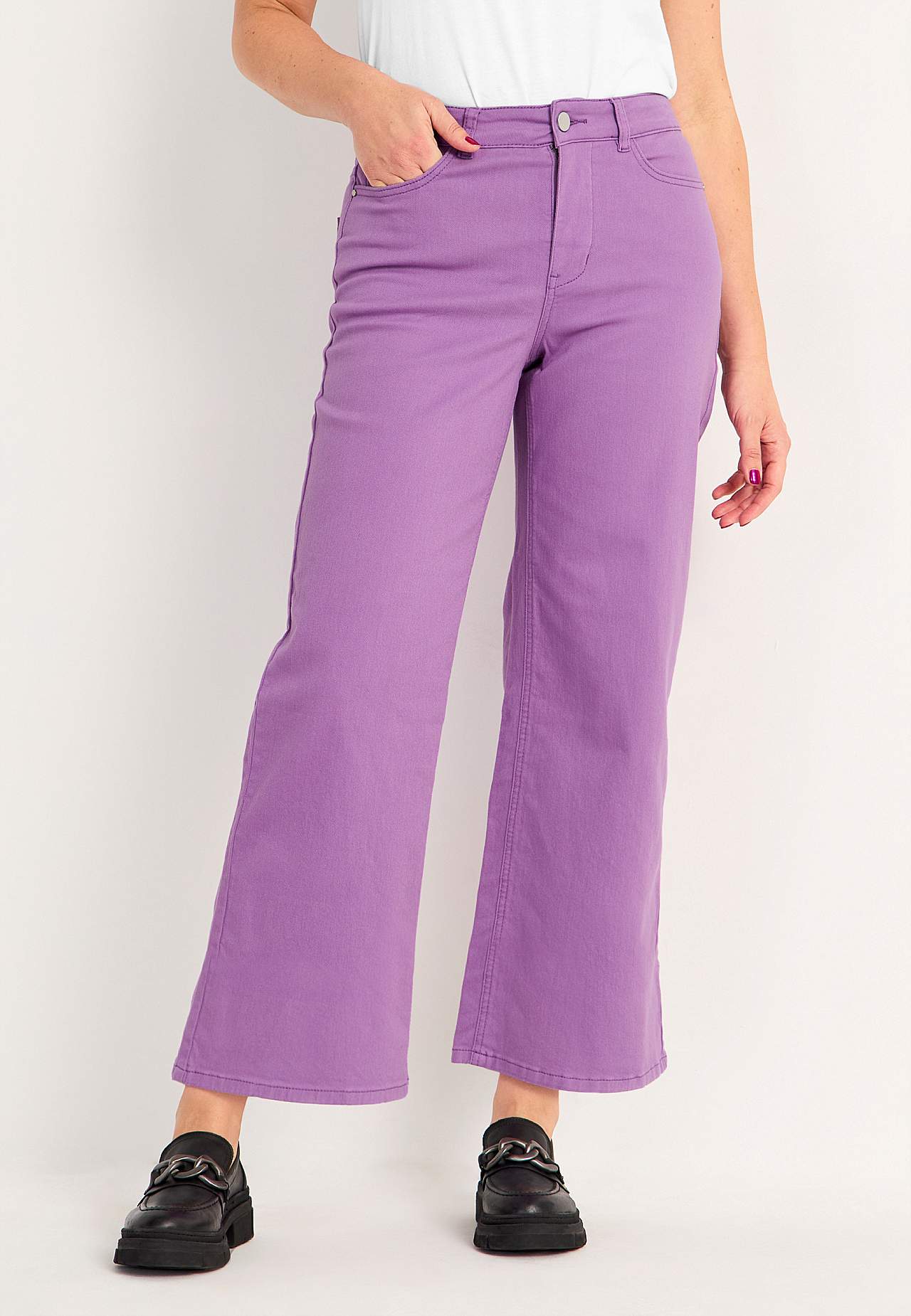 Elastiske ankeljeans