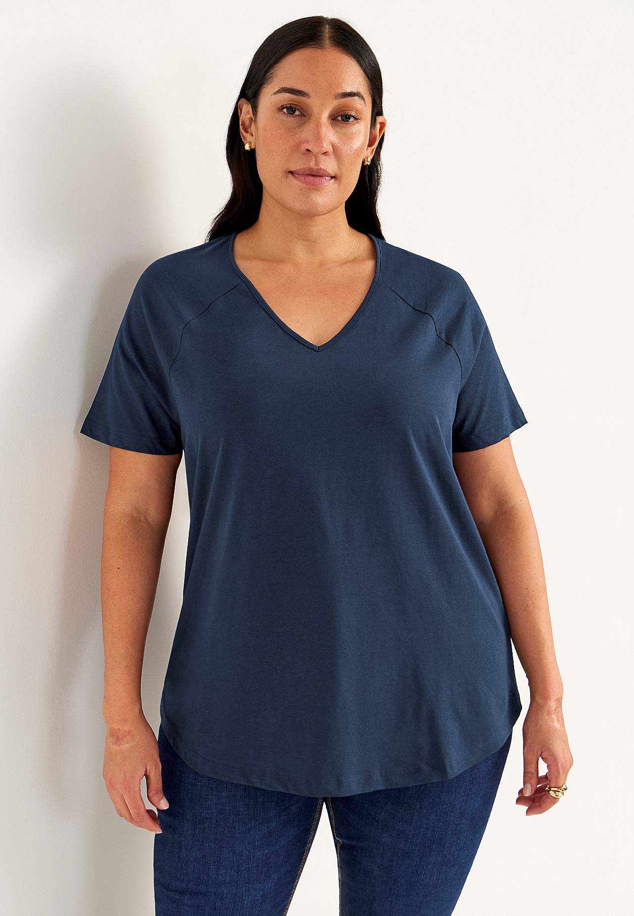 Jerseytop med raglanærme Alex 2-pack