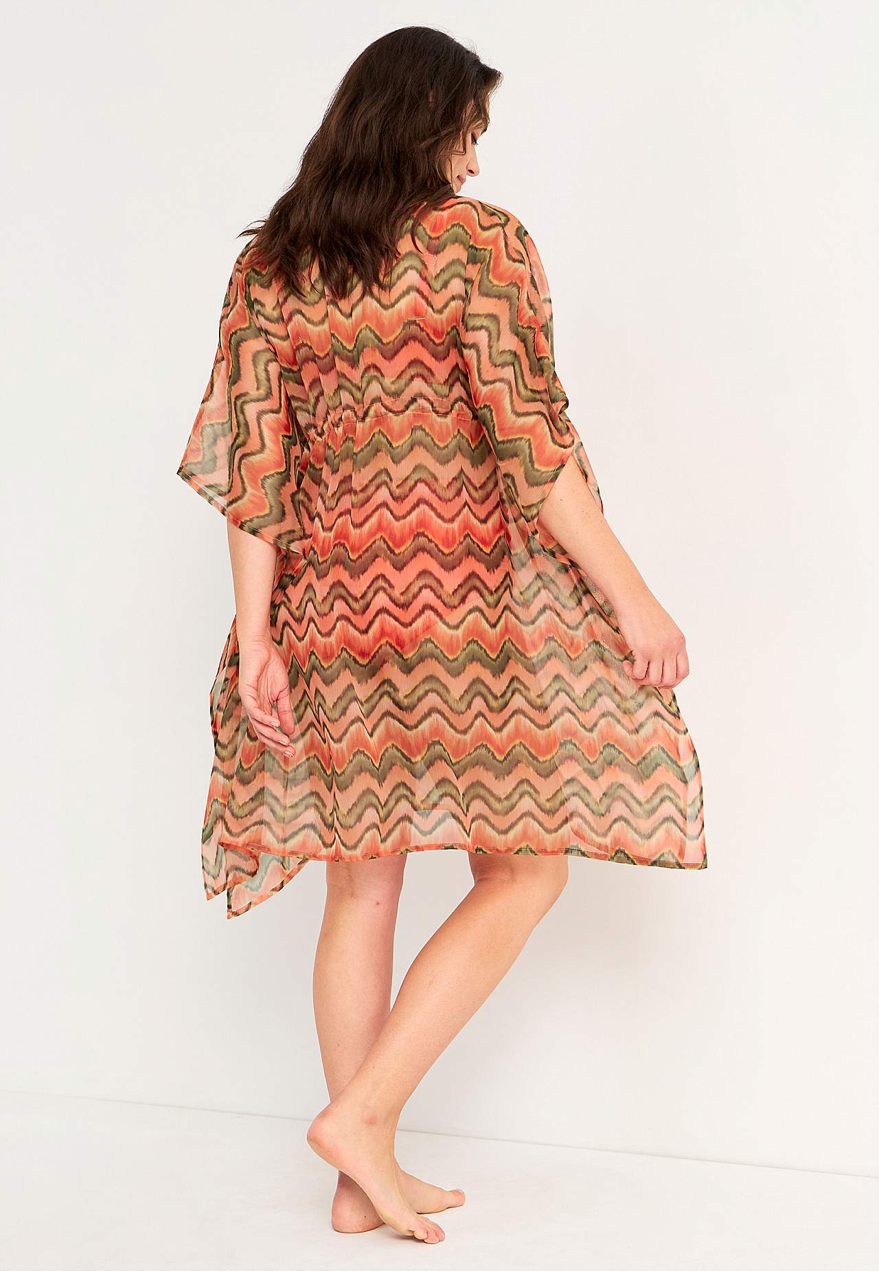 Mønstret strandkaftan