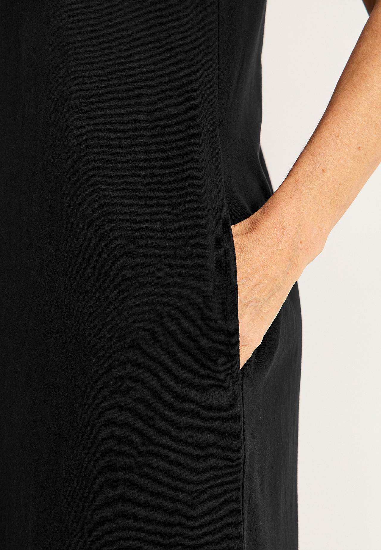 Ærmeløs jerseykjole