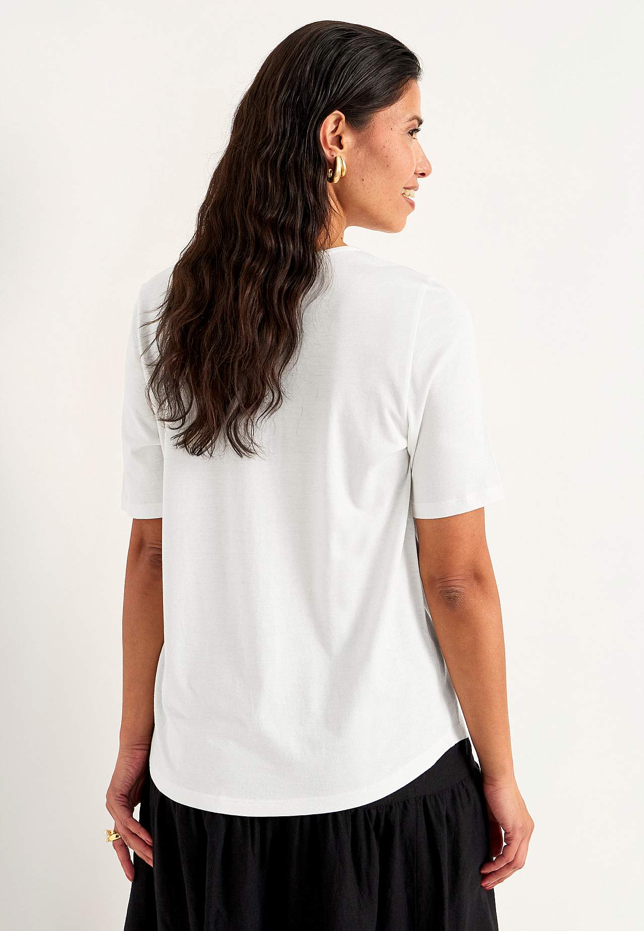 Kortærmet jerseytop