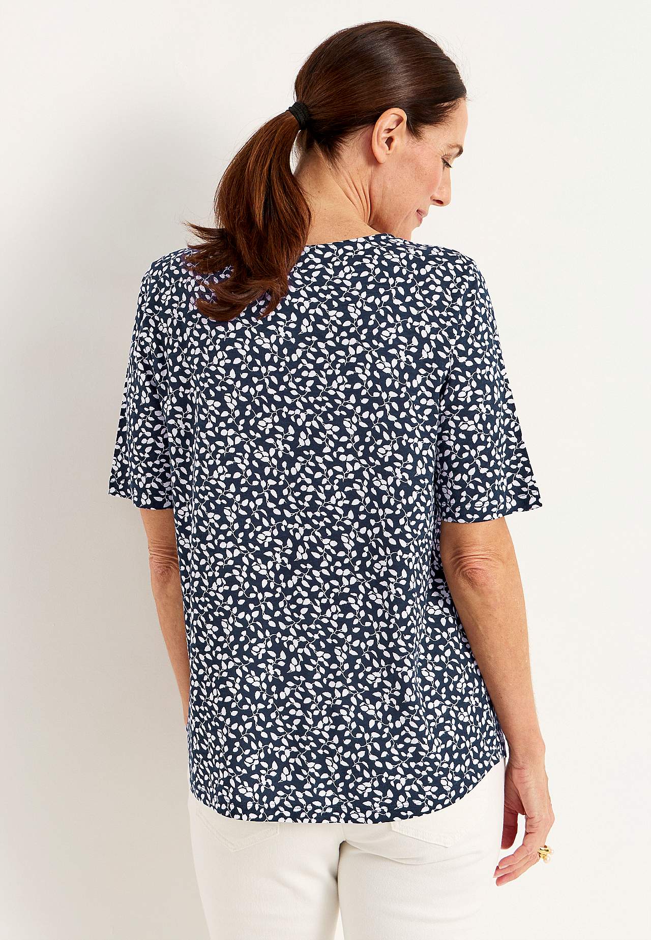 Kortærmet jerseytop