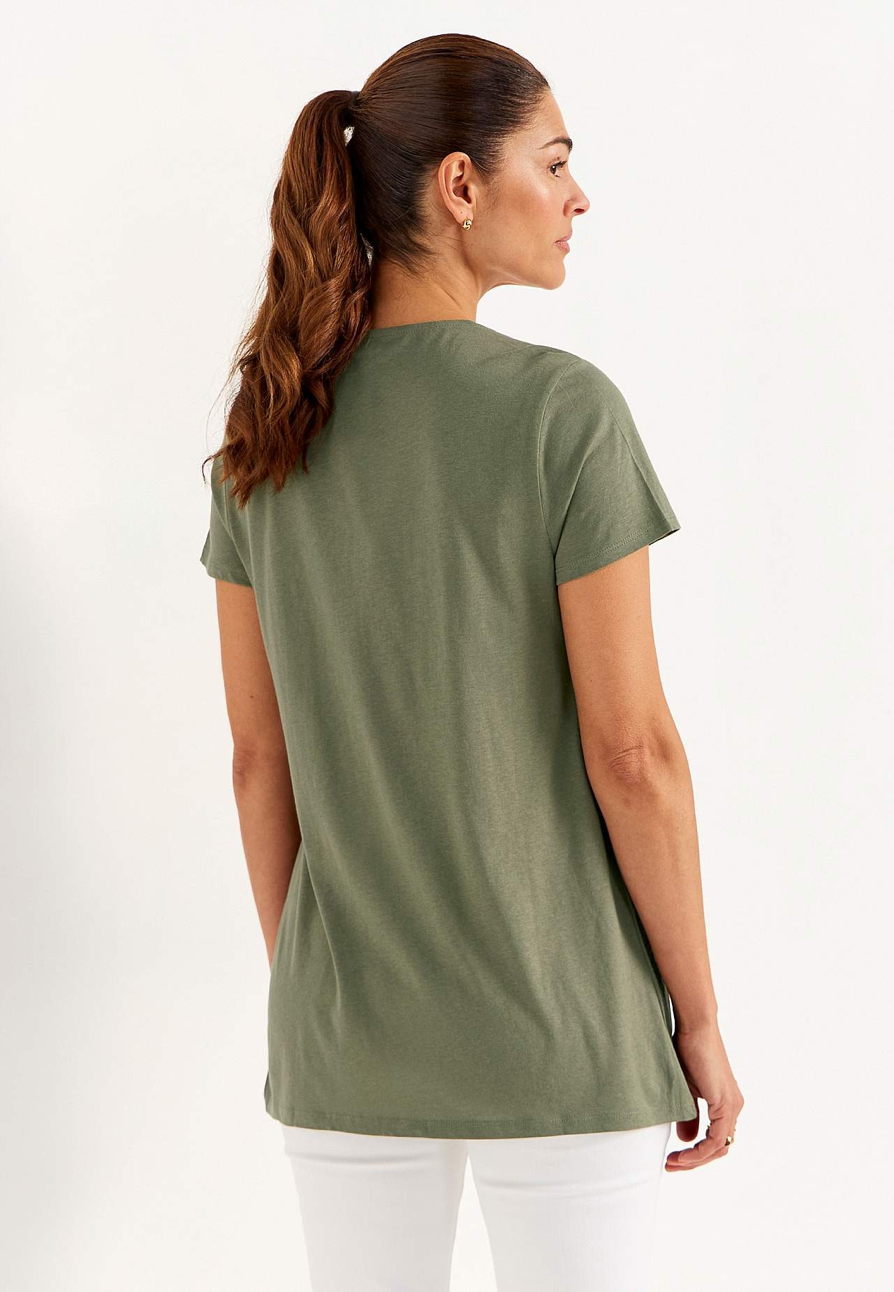 Kortærmet jerseytunika