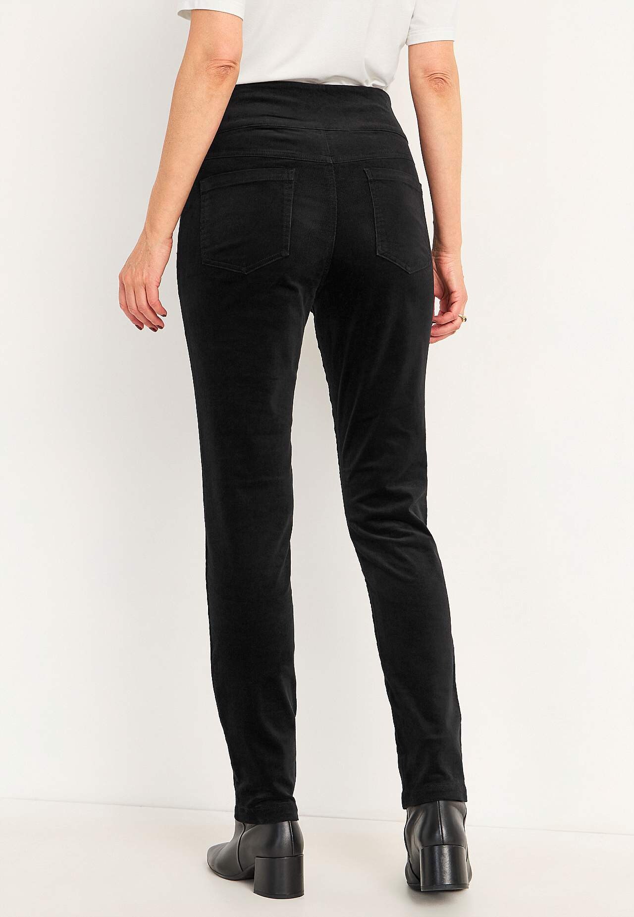 Treggings i kraftig fløjl