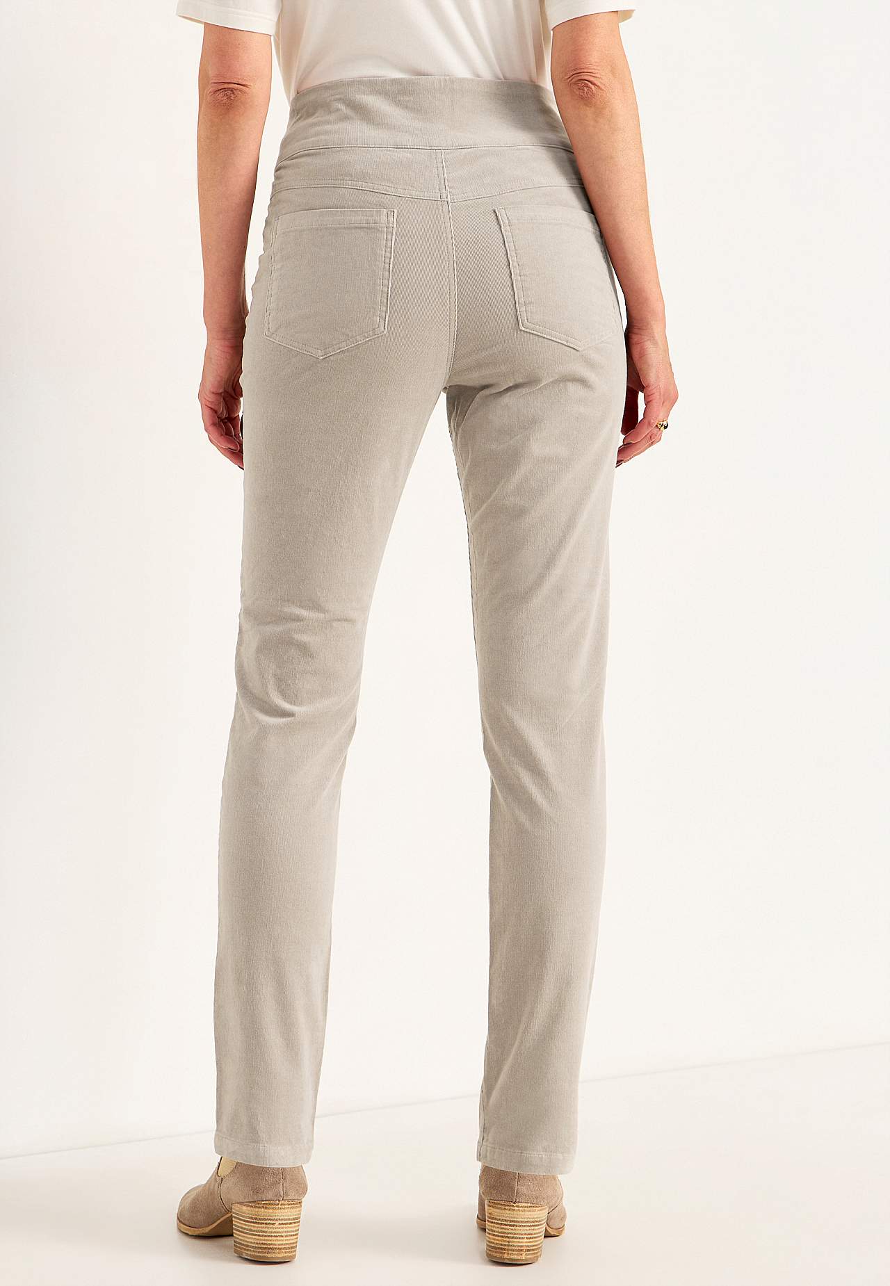 Treggings i kraftig fløjl