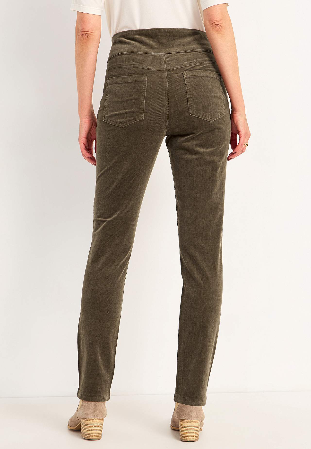 Treggings i kraftig fløjl