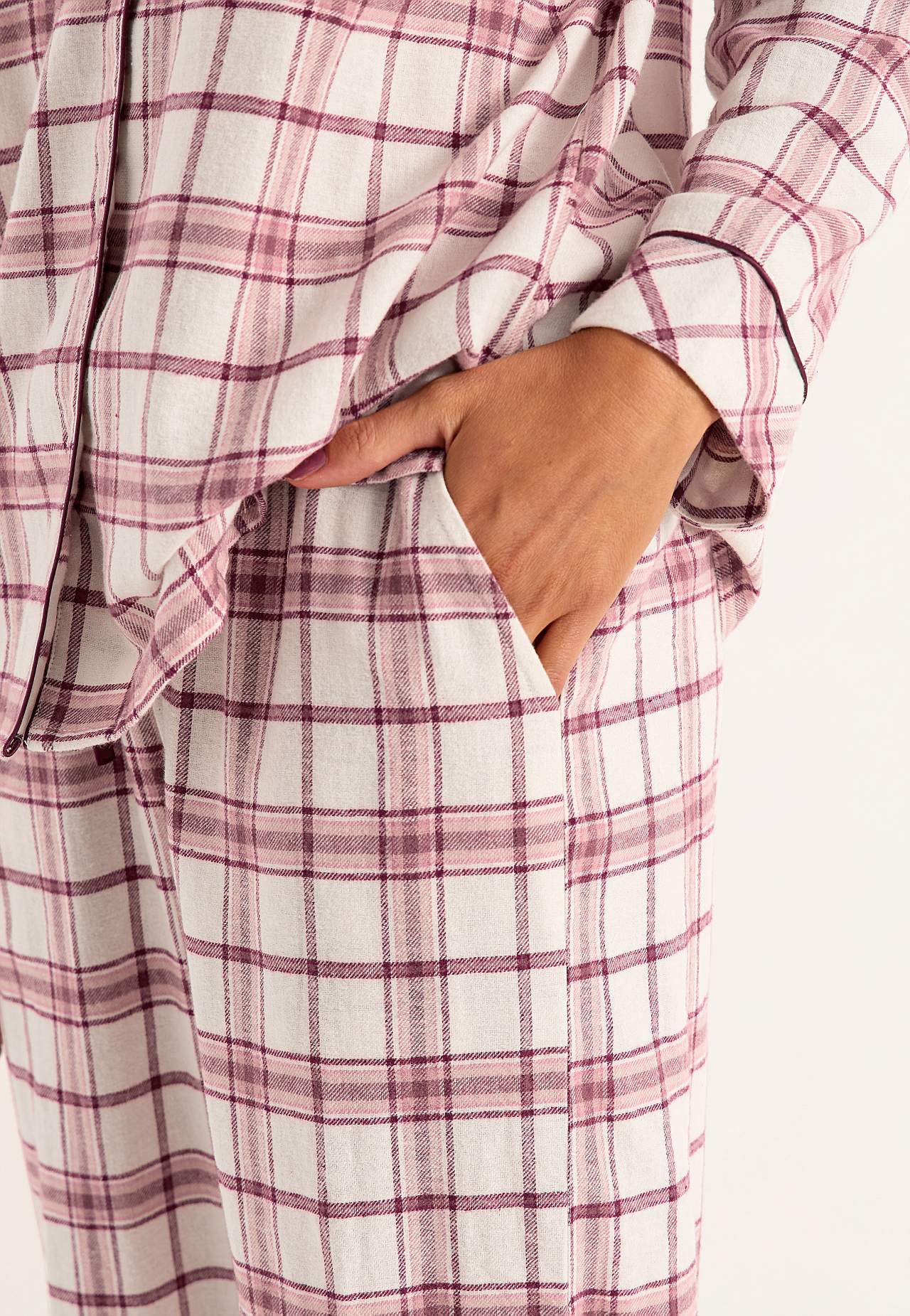 Ternet pyjamas i flonel