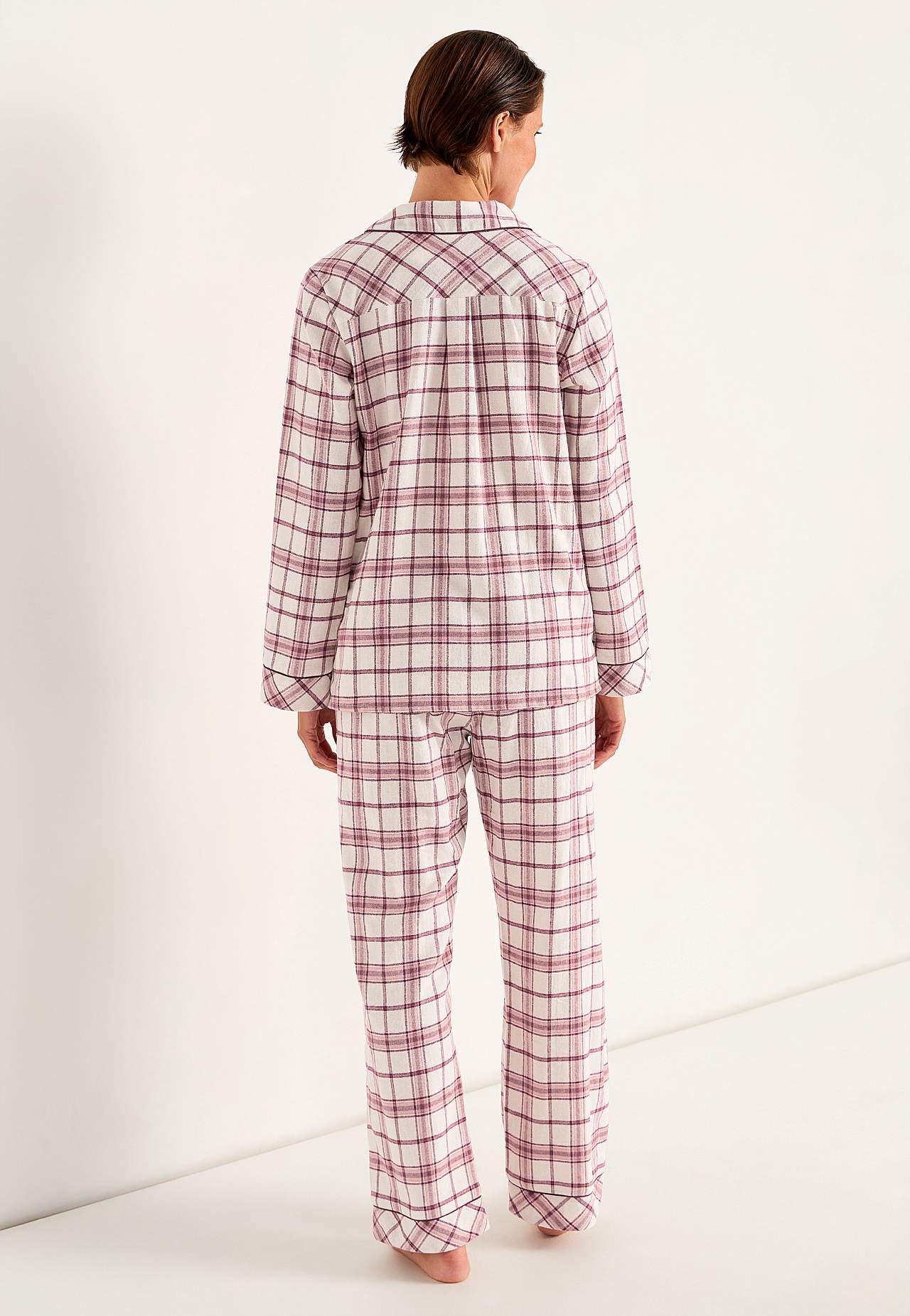 Ternet pyjamas i flonel