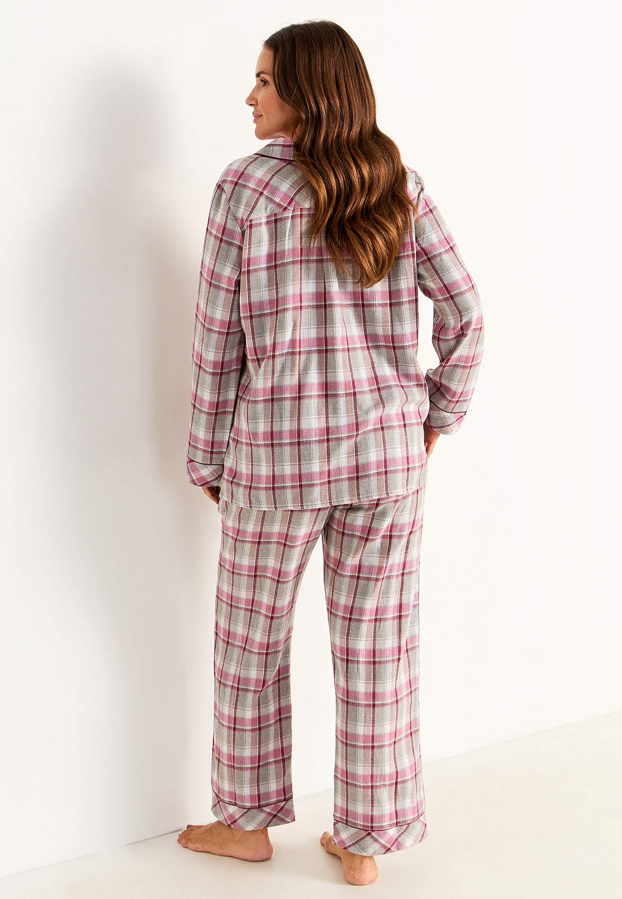 Ternet pyjamas i flonel