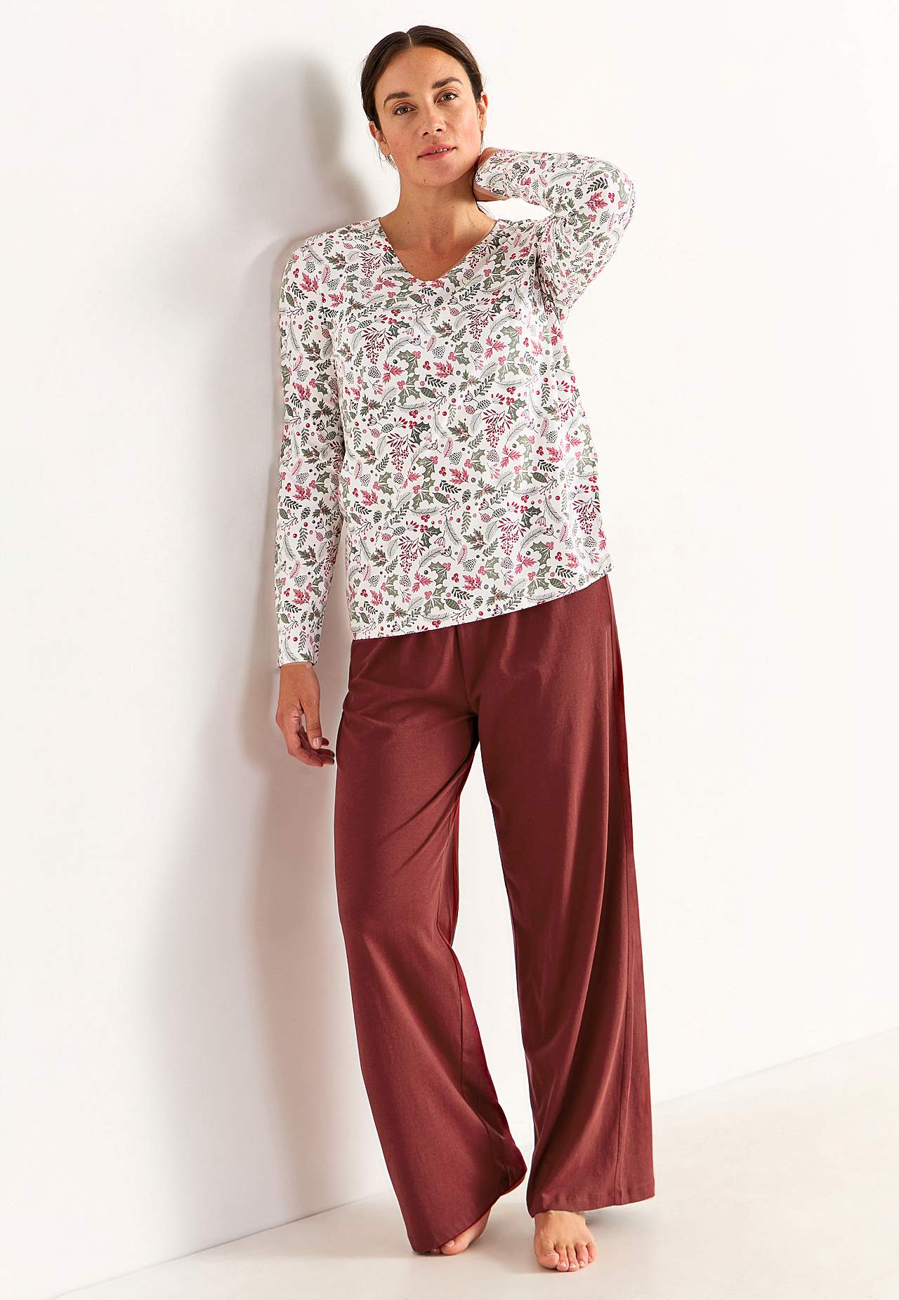 To-delt pyjamas