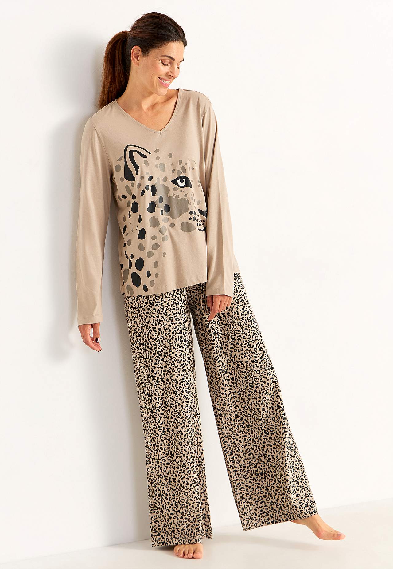 To-delt pyjamas
