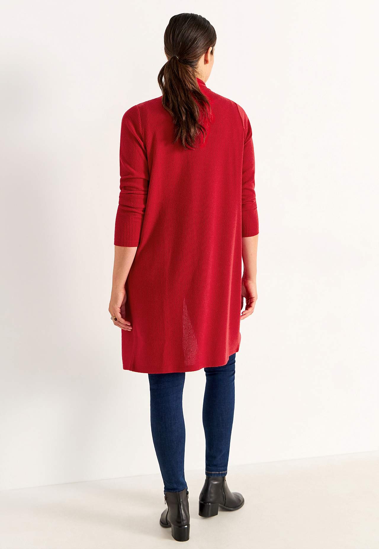 Superblød cardigan med lommer