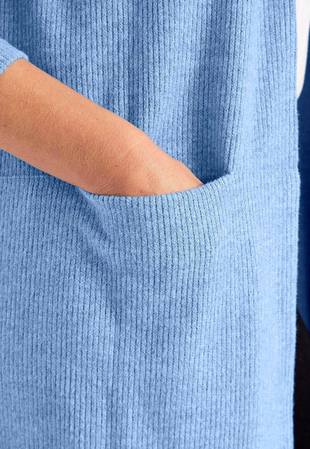 Superblød cardigan med lommer