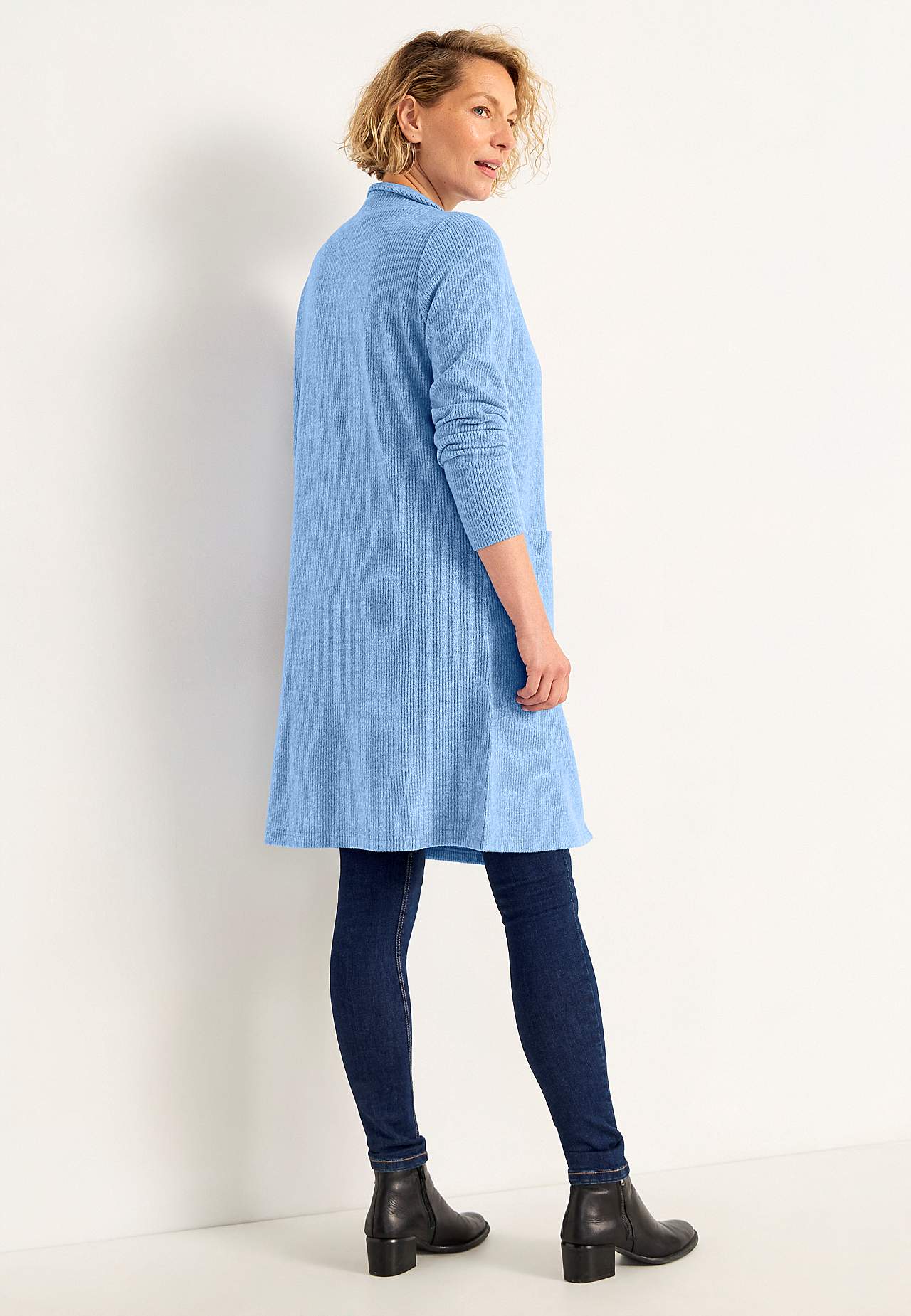 Superblød cardigan med lommer