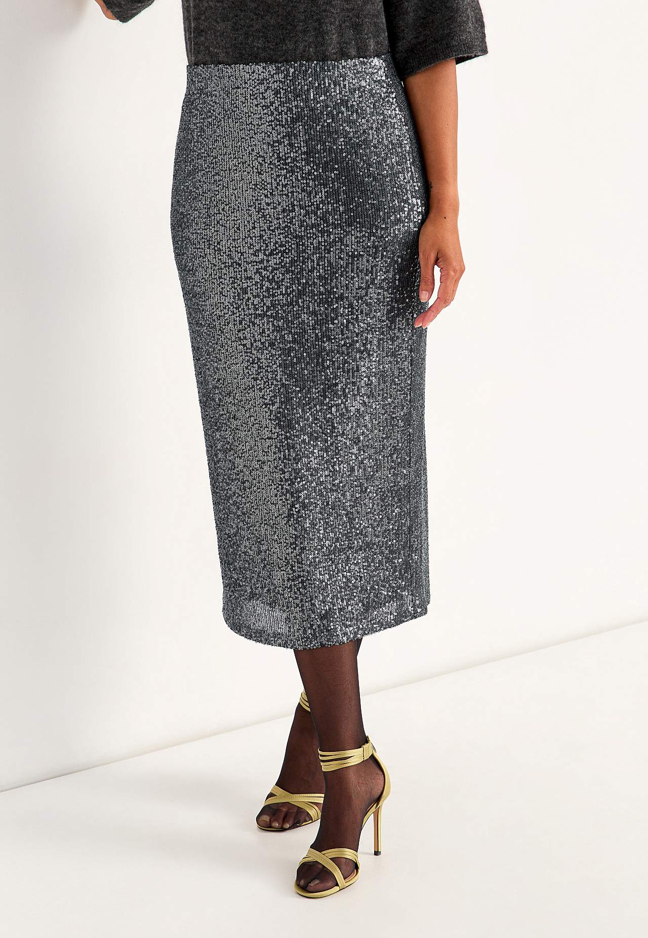 Luksuriøs pailletnederdel