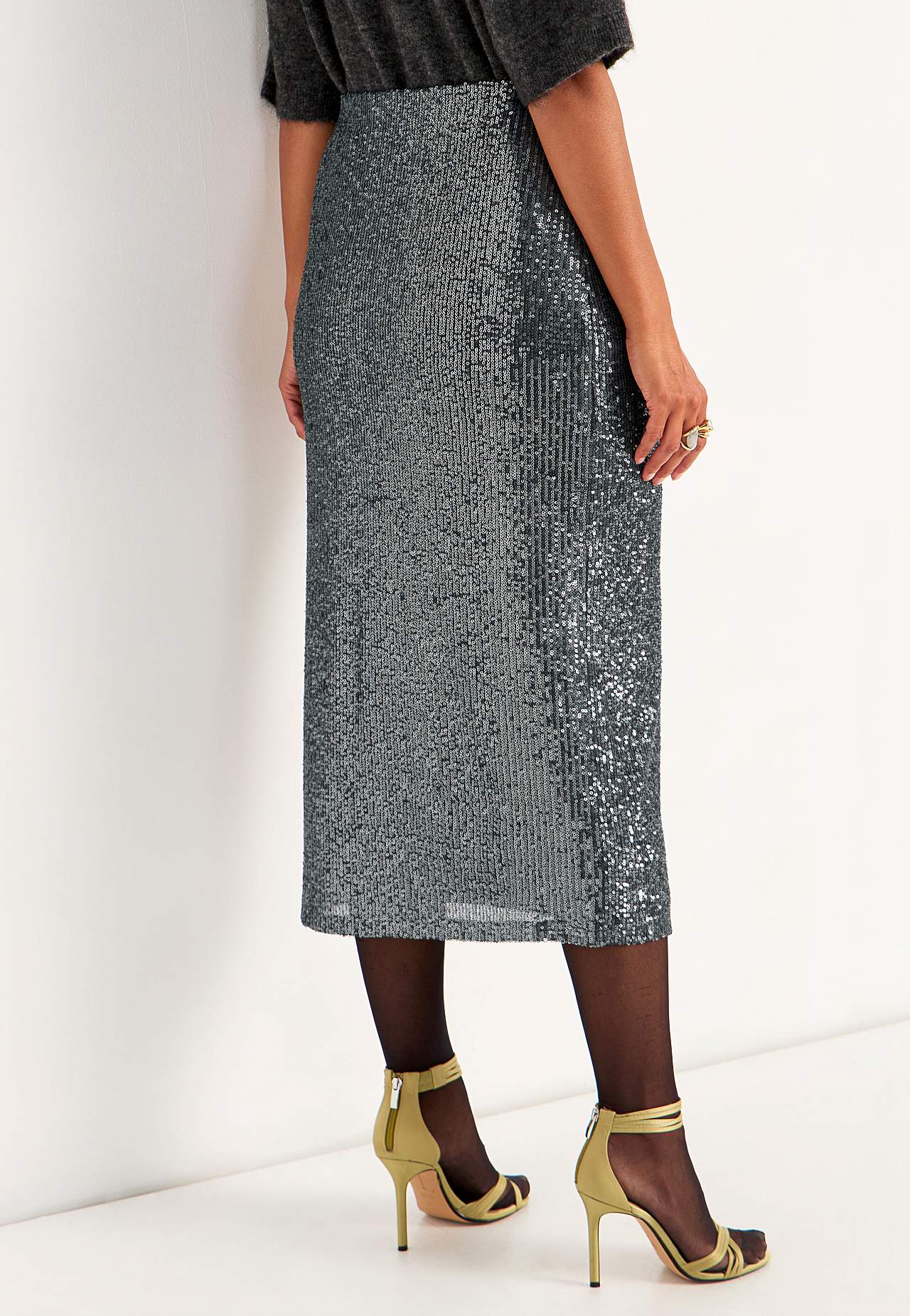 Luksuriøs pailletnederdel