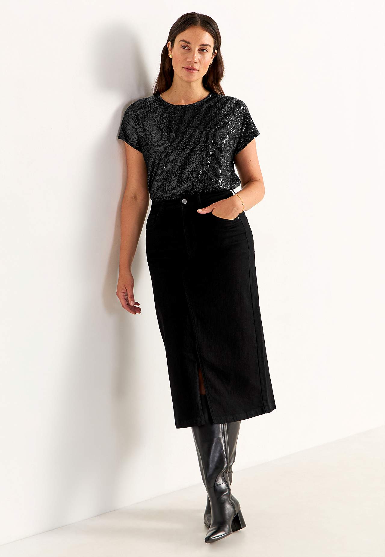 Luksuriøs paillet top