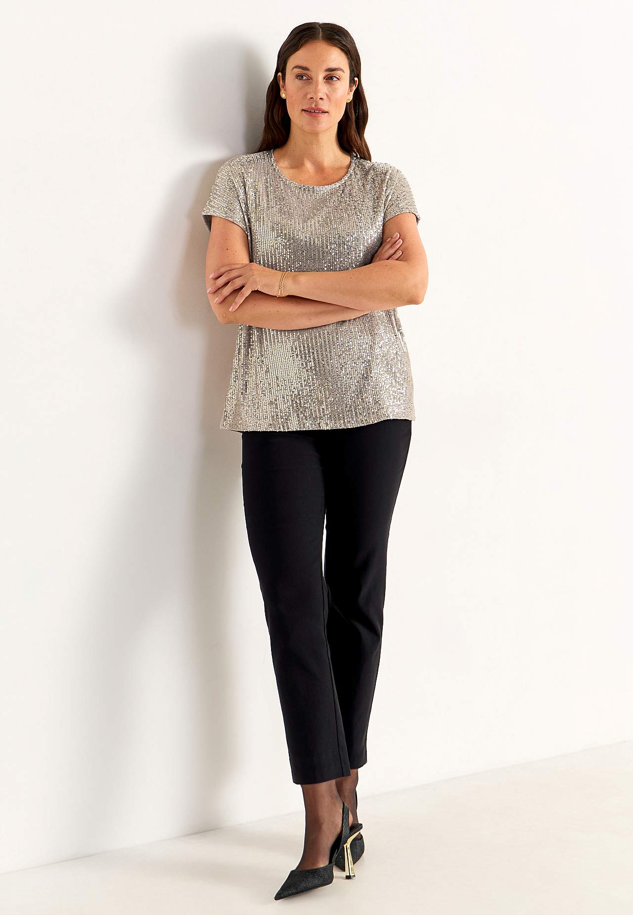Luksuriøs paillet top