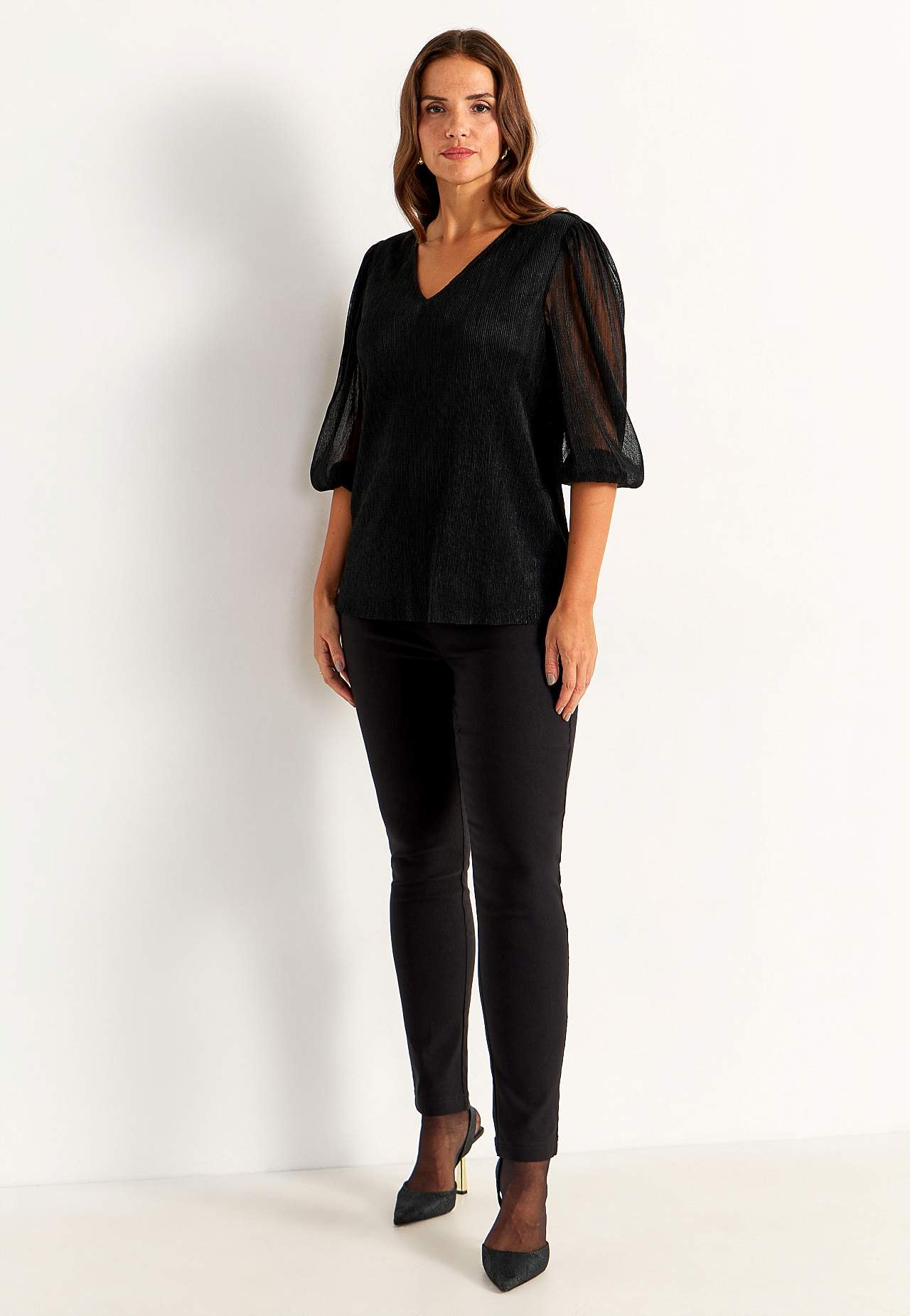 Glitrende festtop