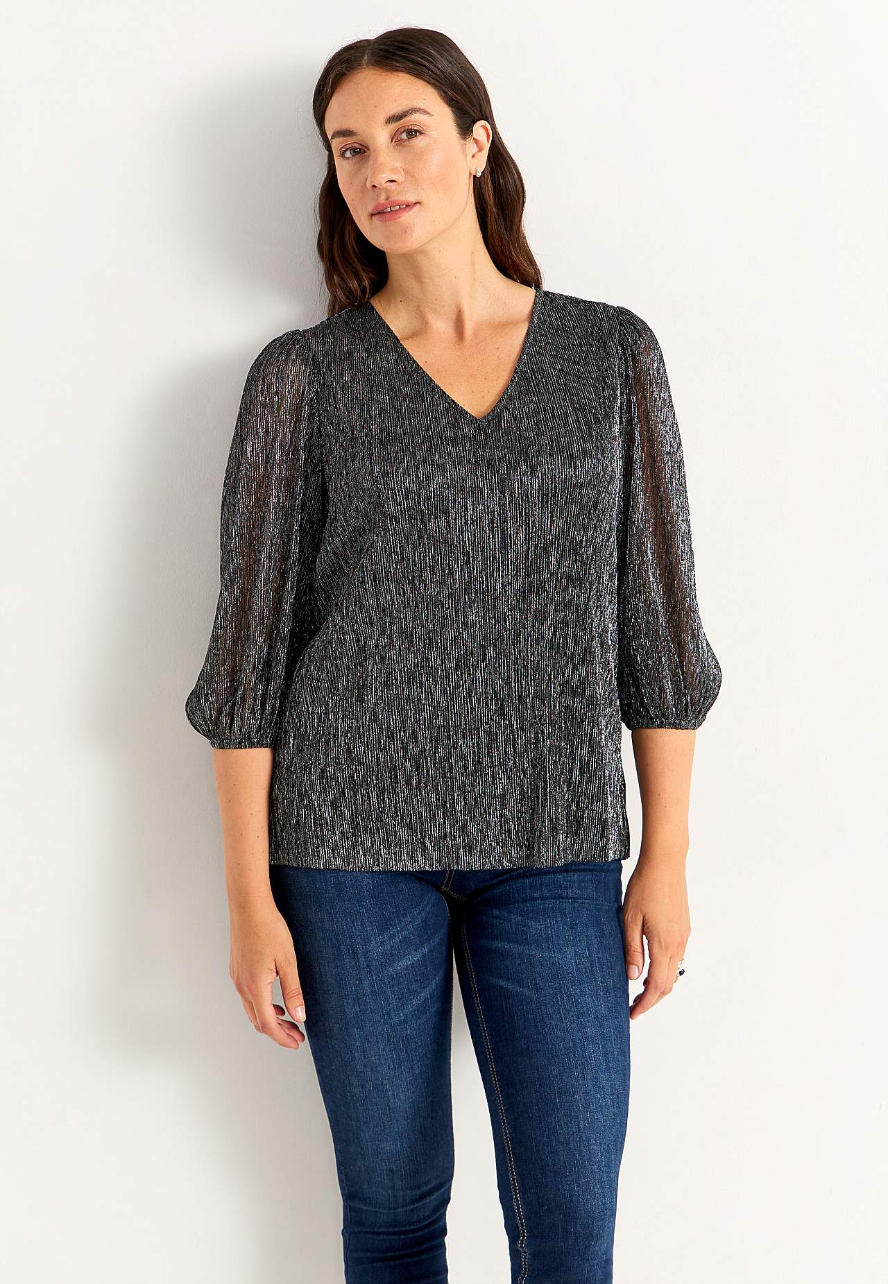 Glitrende festtop