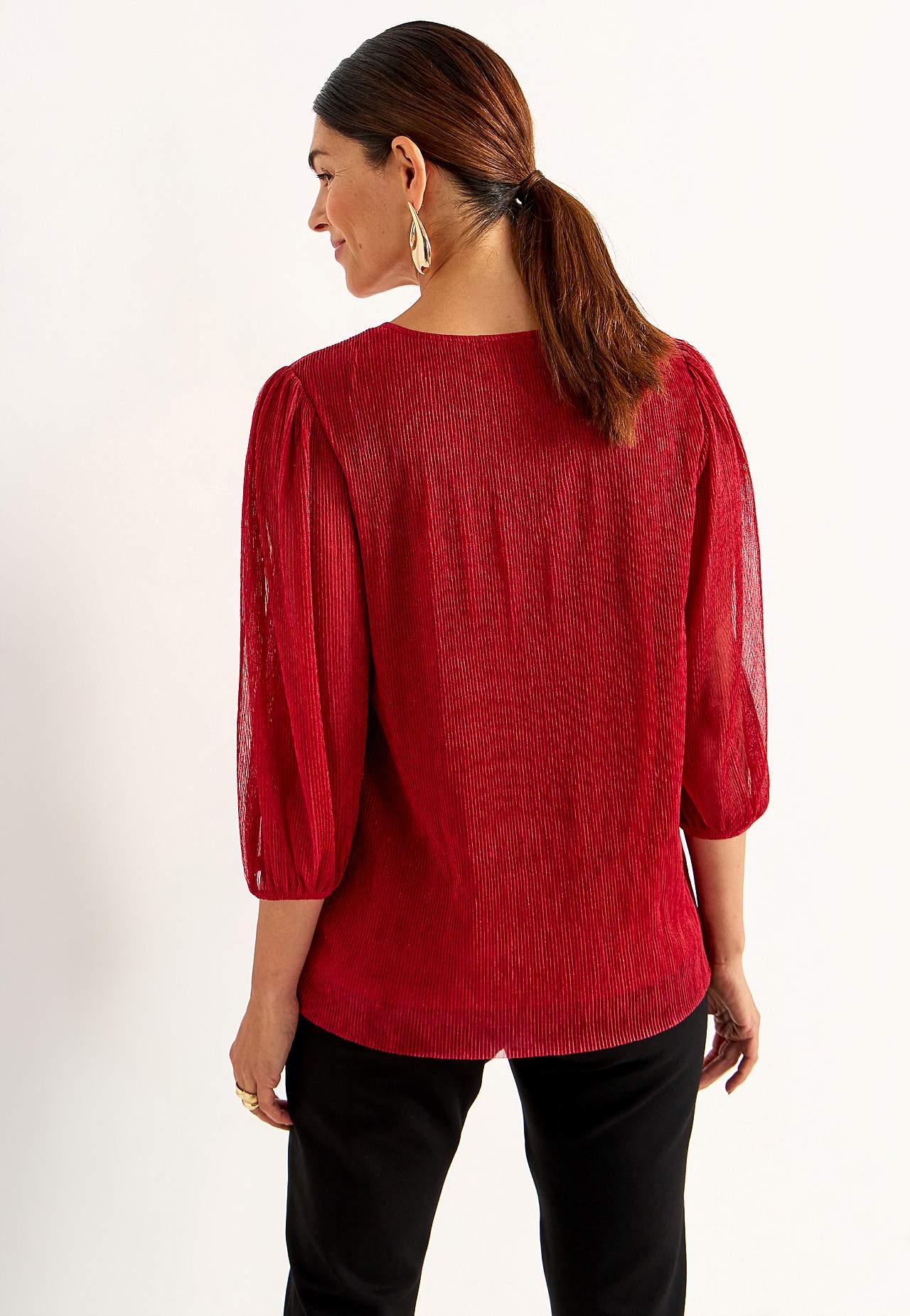Glitrende festtop