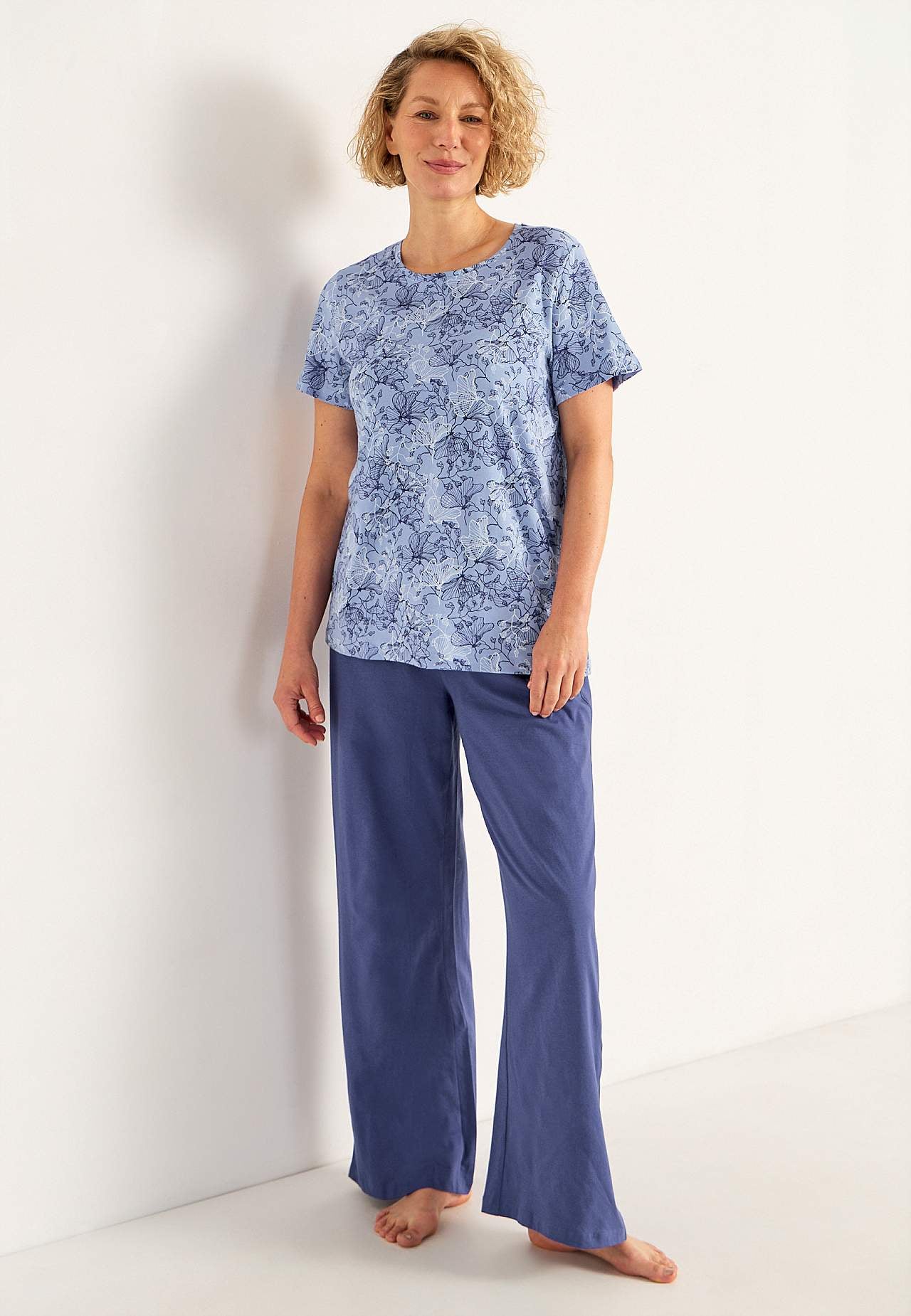 To-delt pyjamas