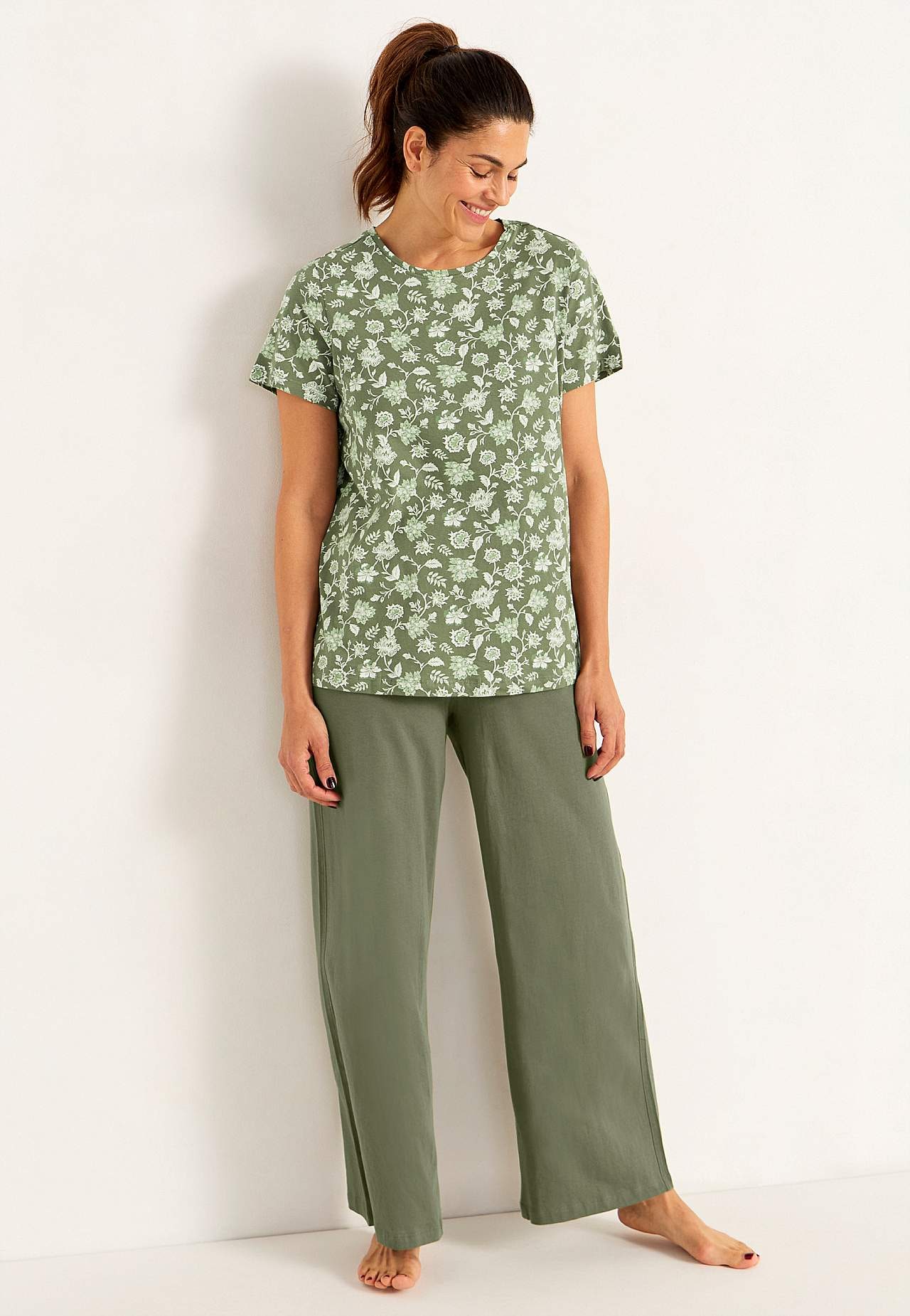 To-delt pyjamas