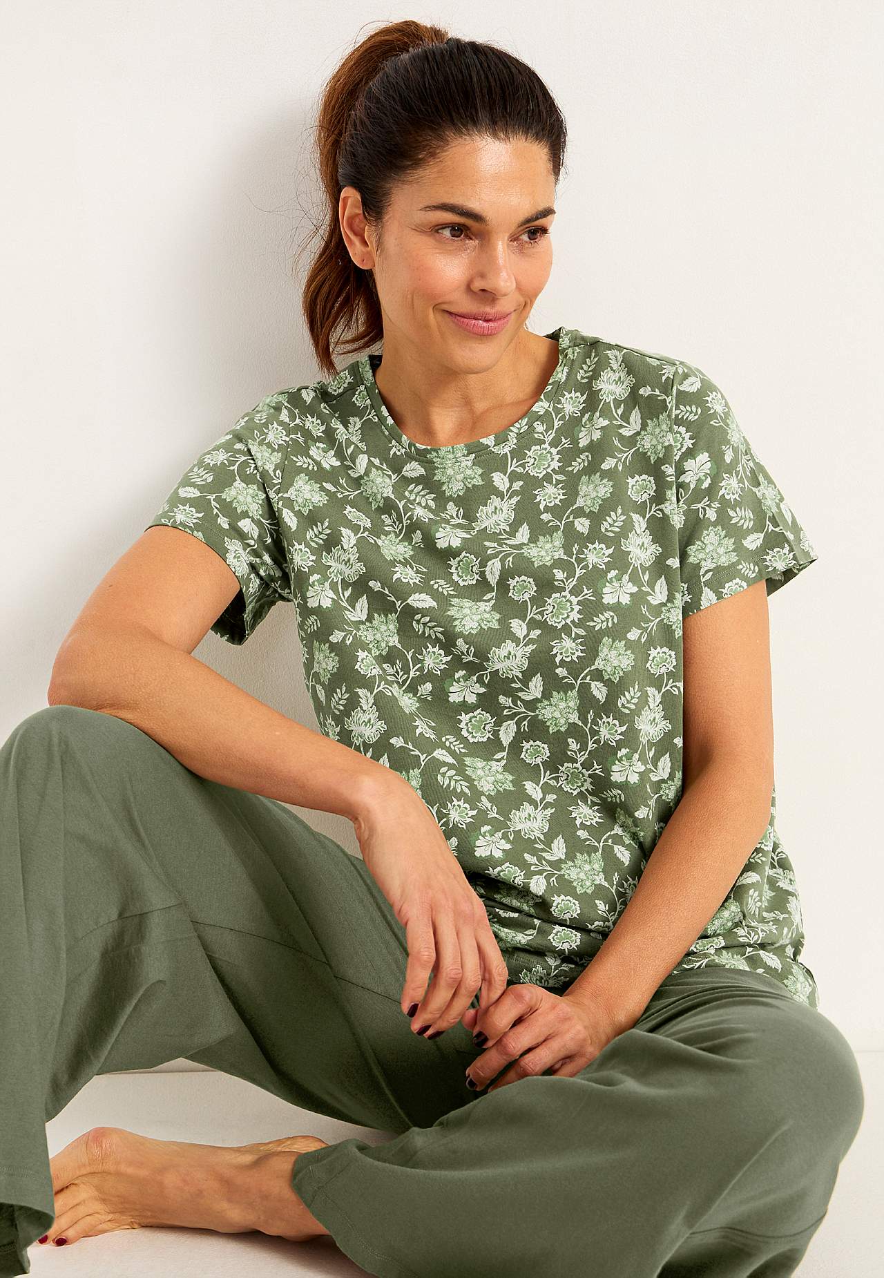 To-delt pyjamas