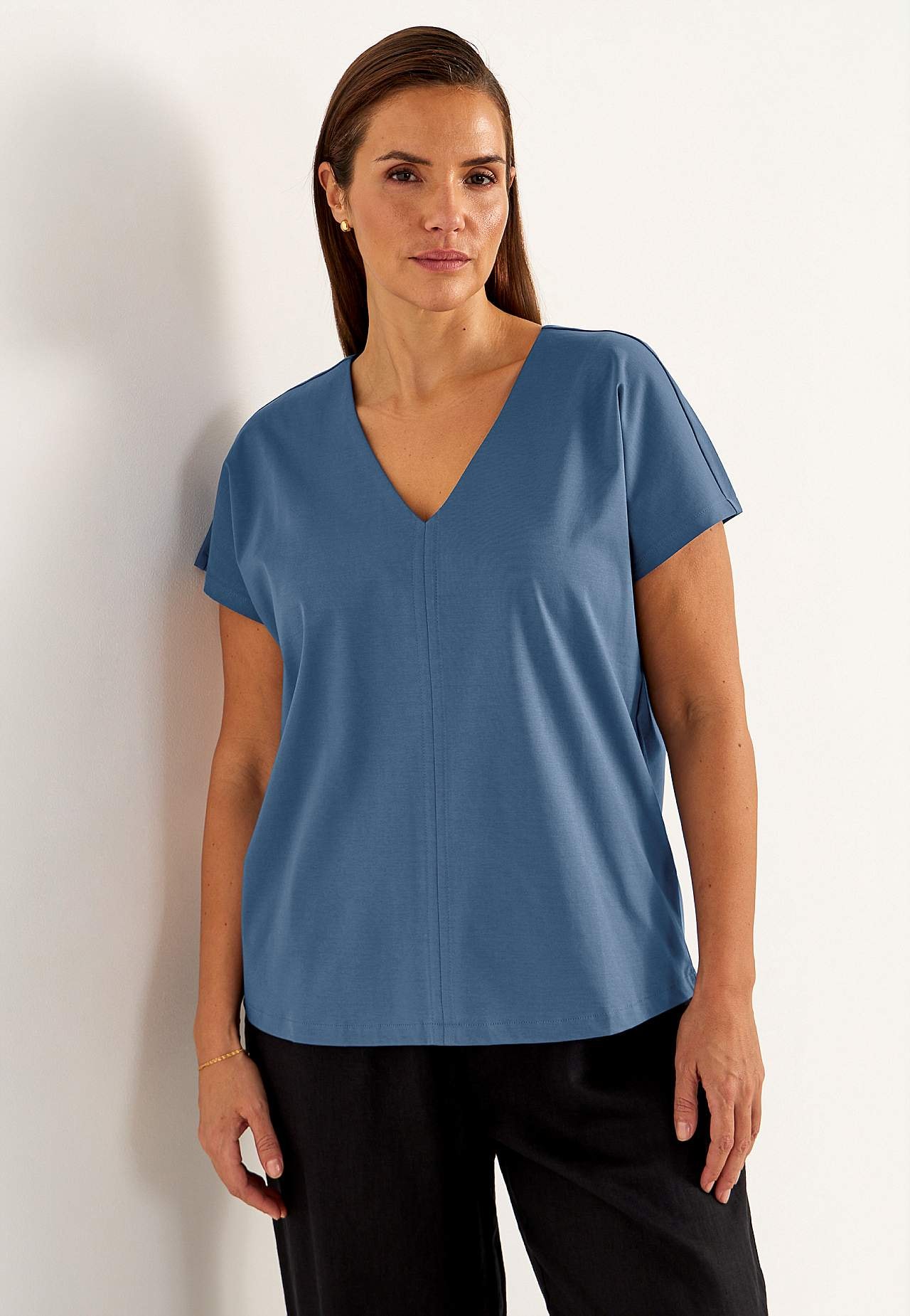 Elastisk Premium jerseytop