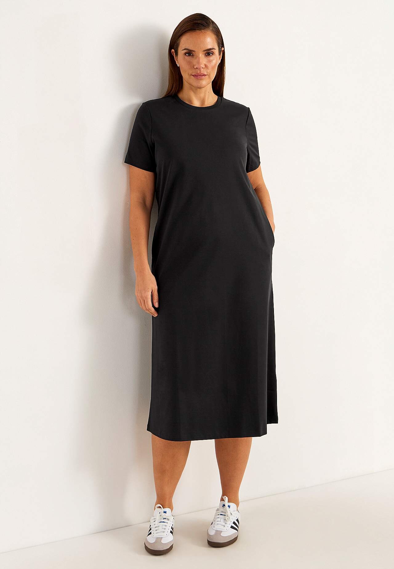 Elastisk Premium jerseykjole
