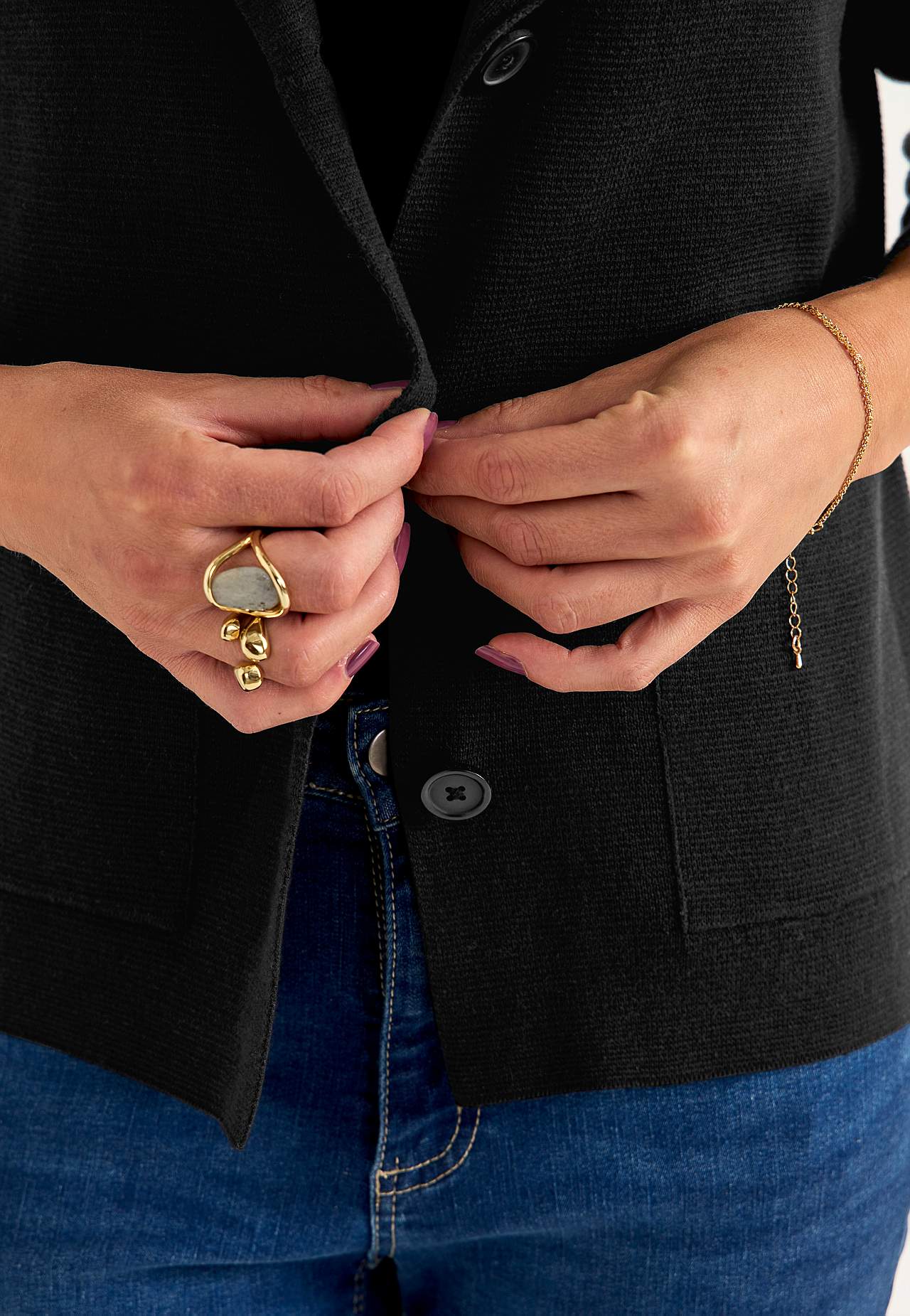 Cardigan med knapper