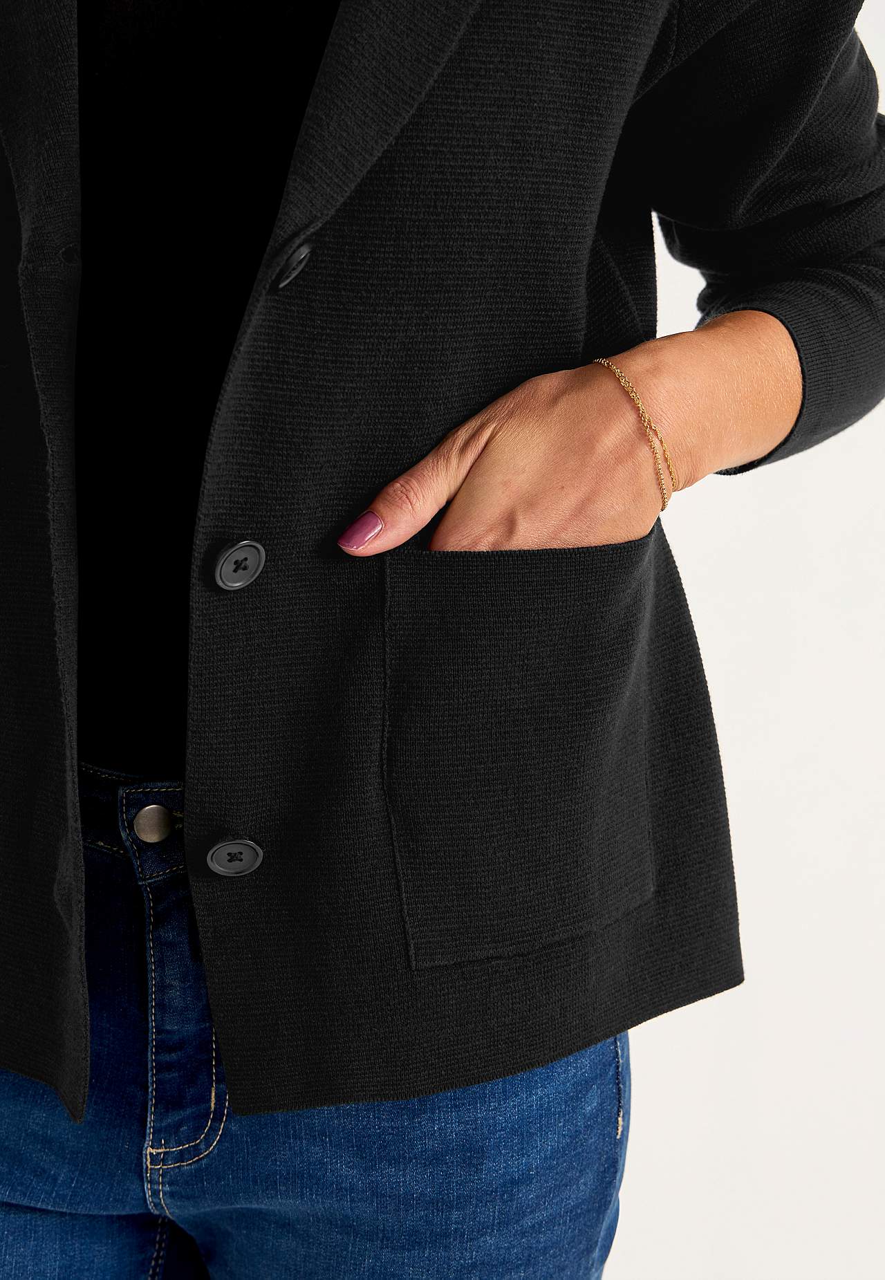 Cardigan med knapper
