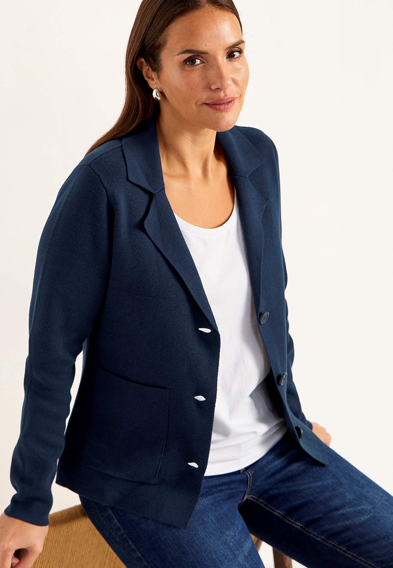 Cardigan med knapper