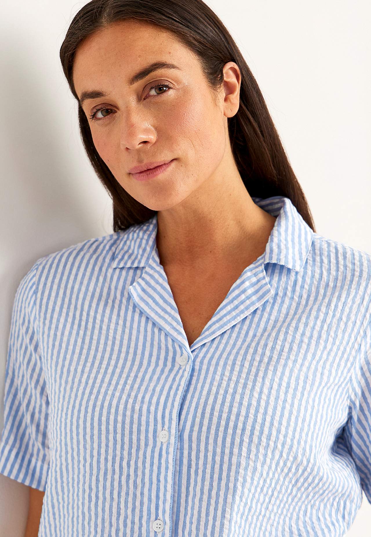 Pyjamas i seersucker