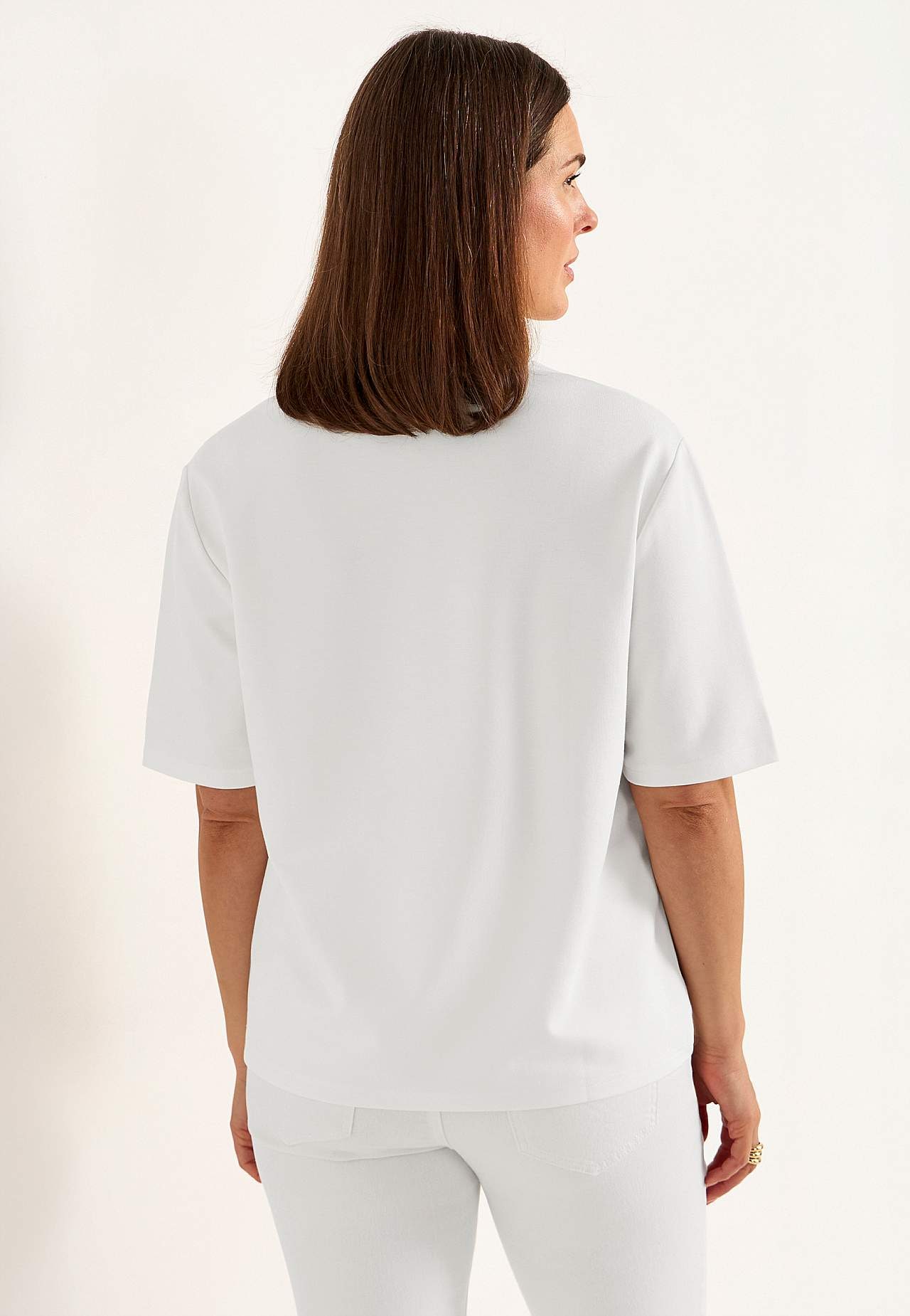 T-shirt i kraftig jersey