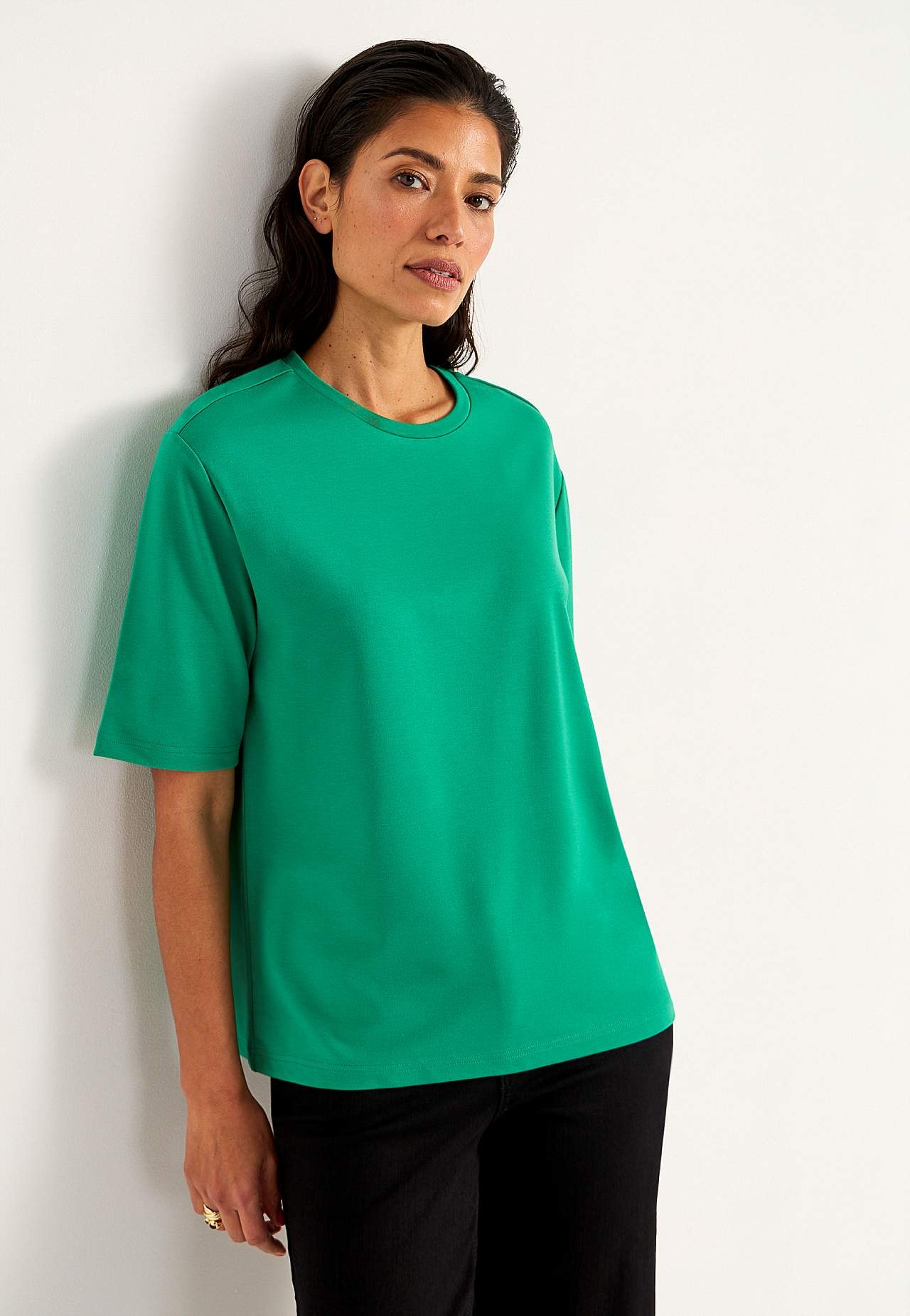 T-shirt i kraftig jersey