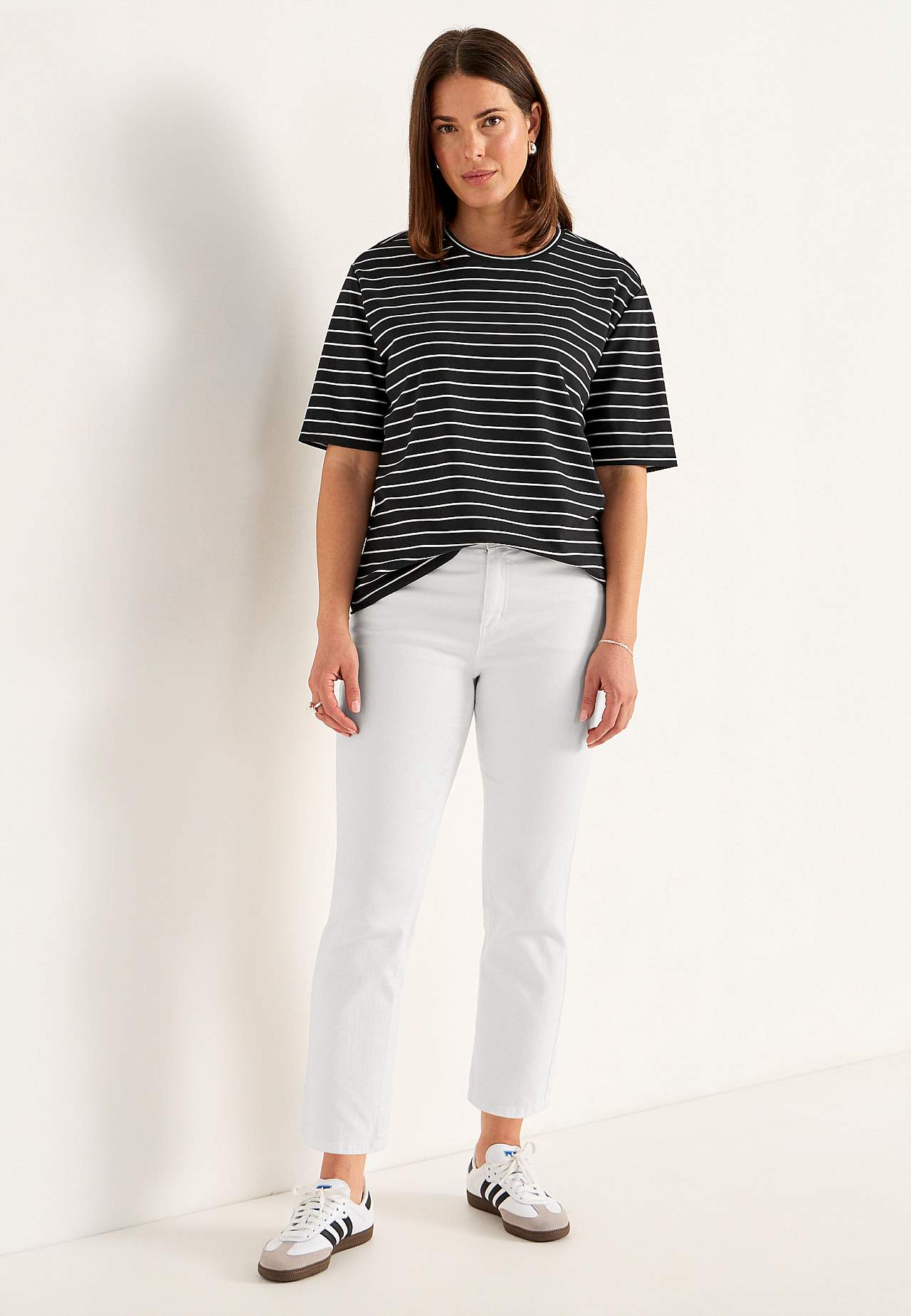 T-shirt i kraftig jersey