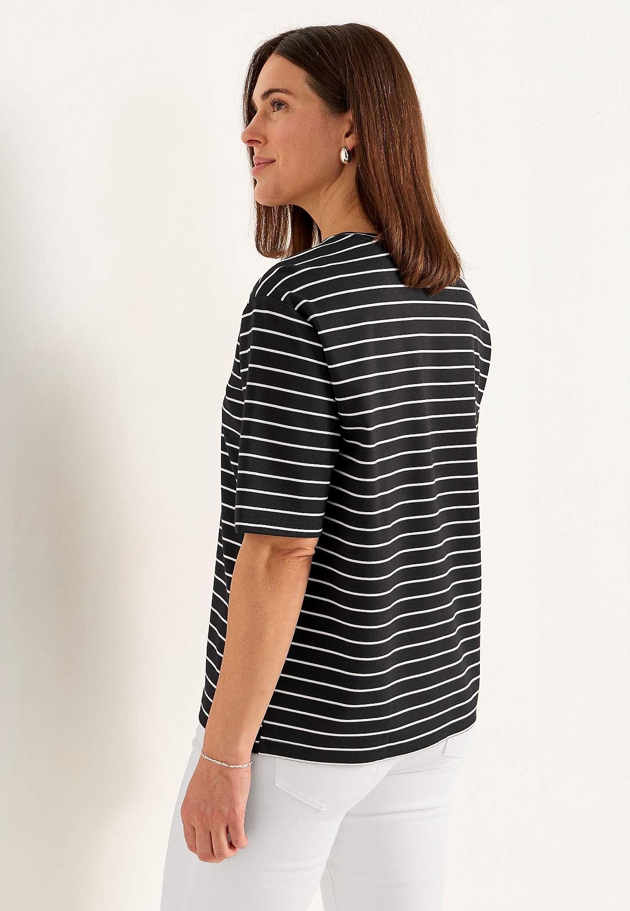 T-shirt i kraftig jersey
