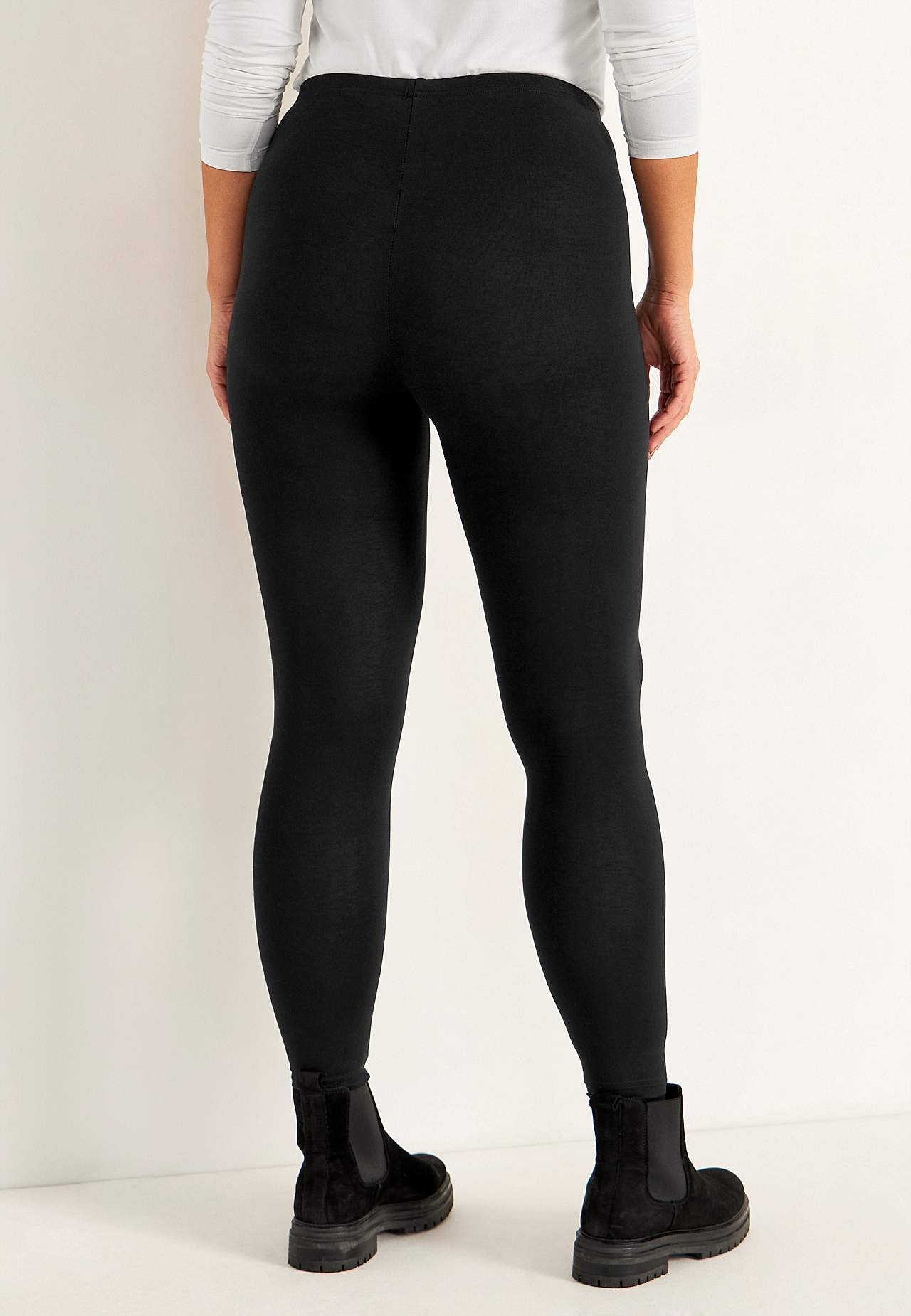 Elastiske jerseyleggings