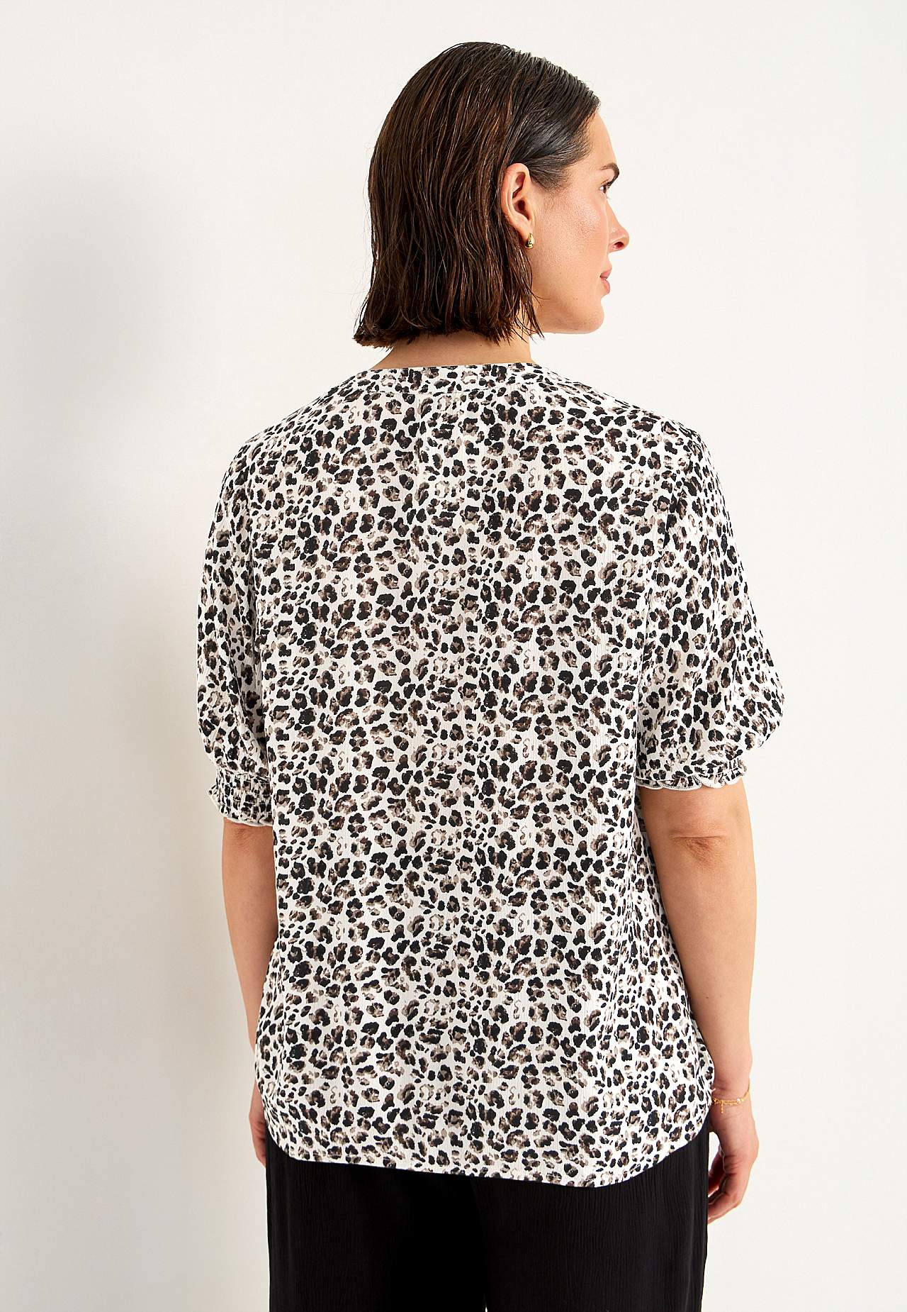 Kreppet bluse