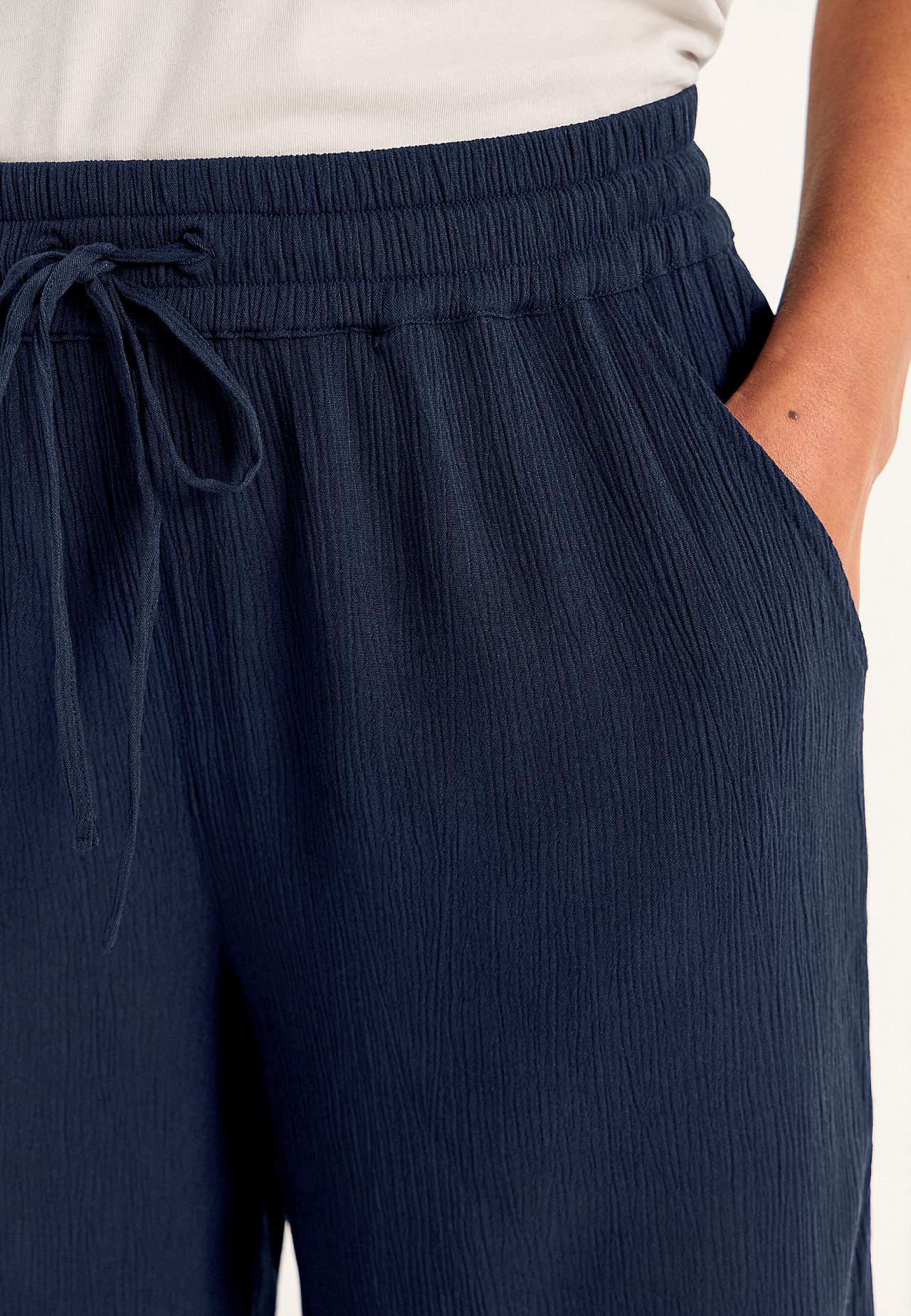 Shorts i viskosecrepe