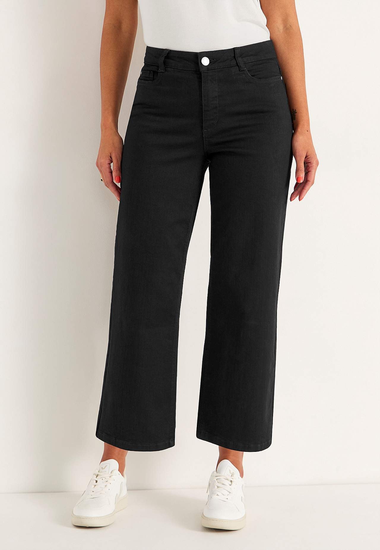 Elastiske ankeljeans