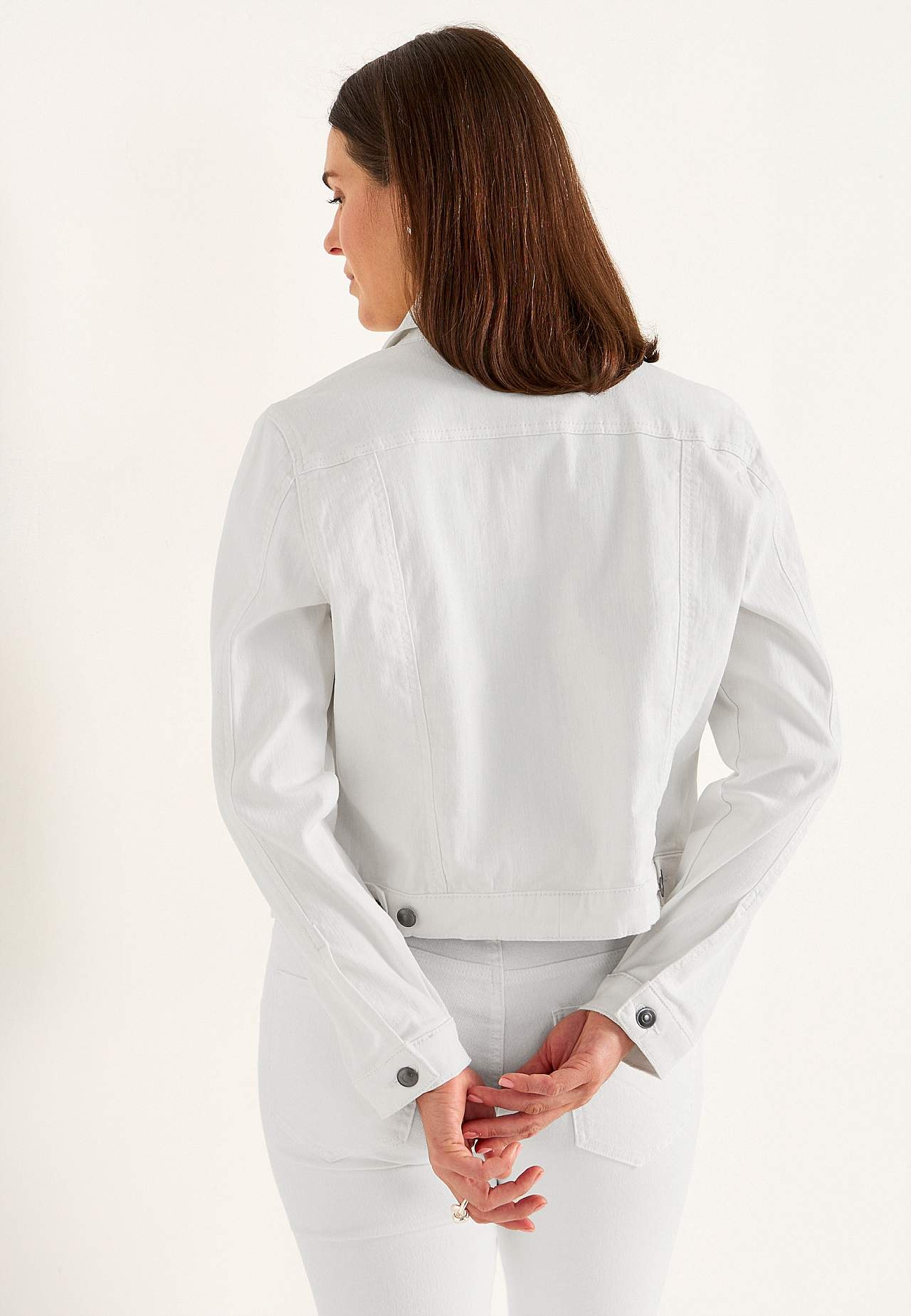 Elastisk jeansjakke
