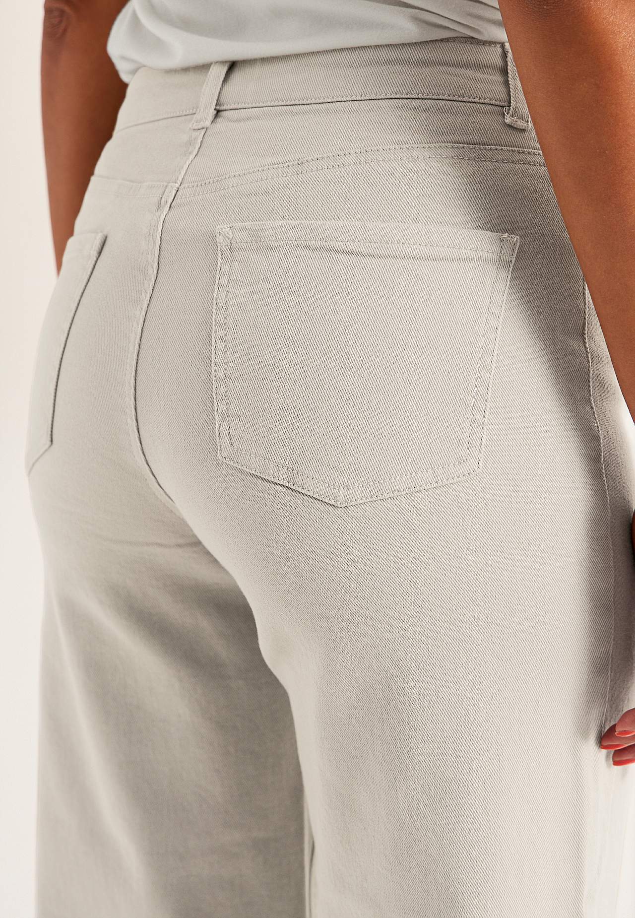 Brede ankeljeans