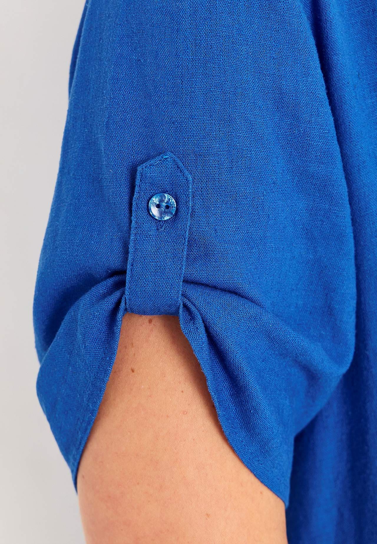 Bluse i hørblanding