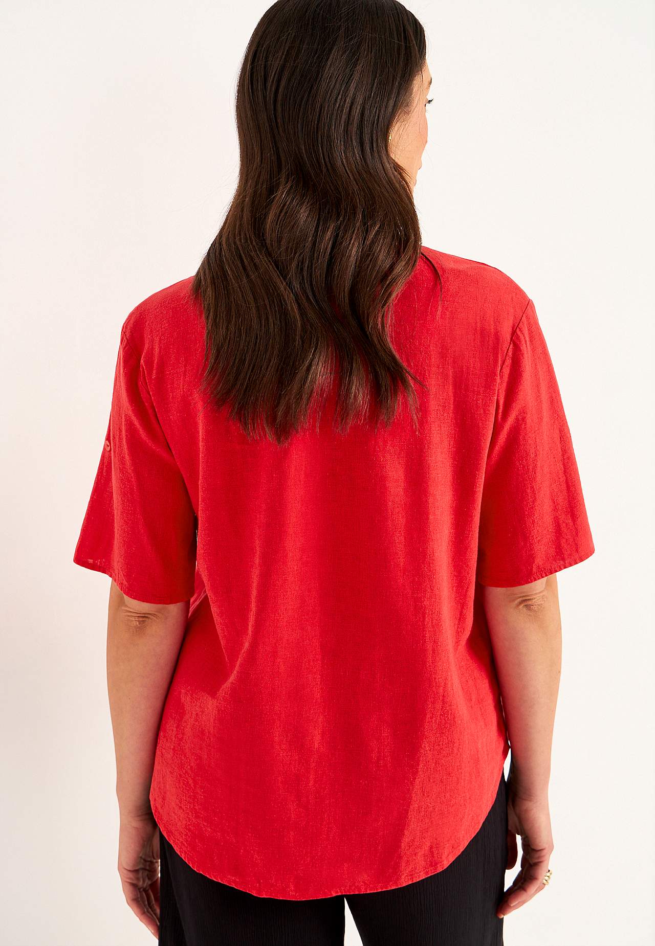 Bluse i hørblanding