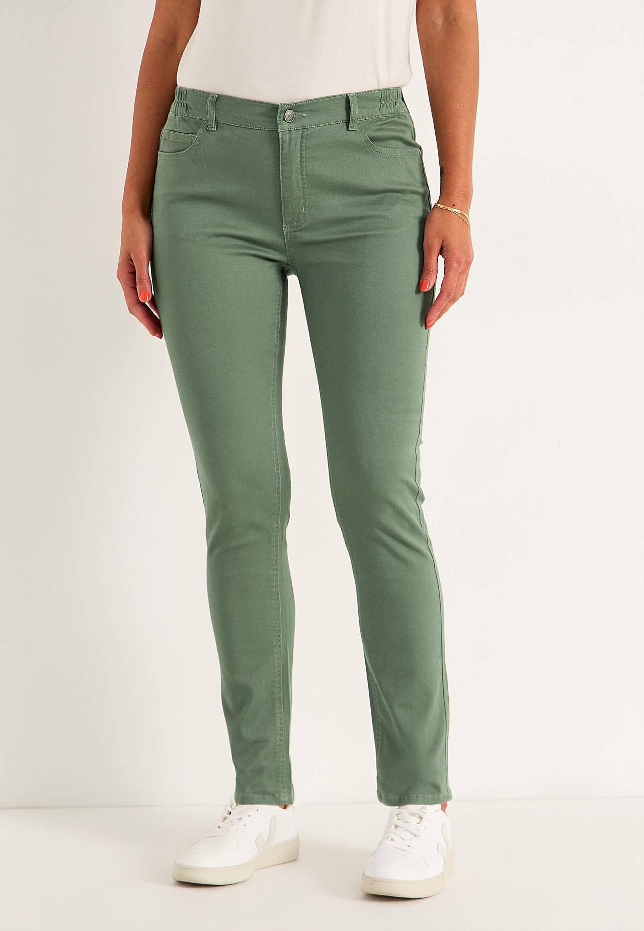 Jeans med elastisk talje