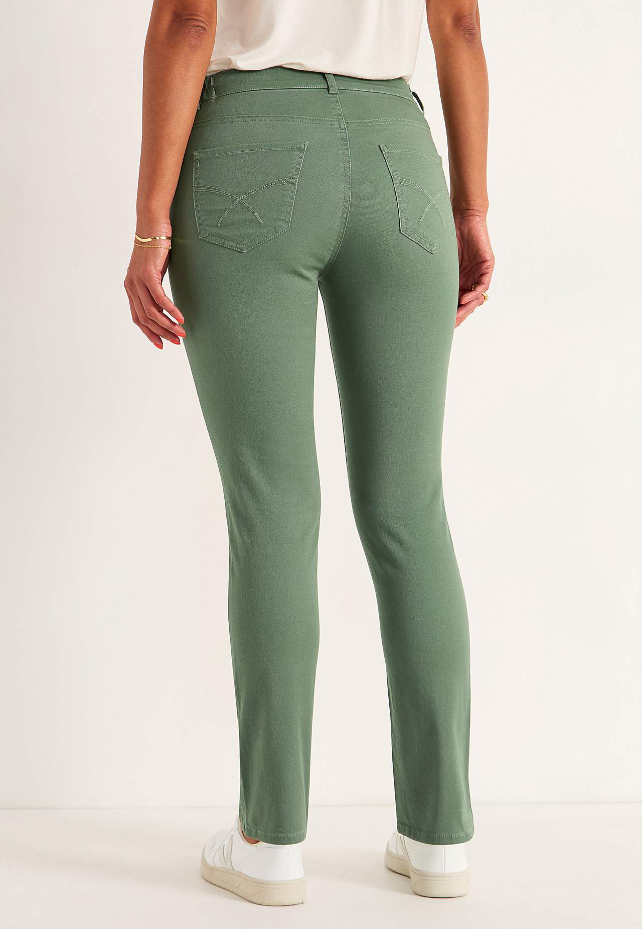 Jeans med elastisk talje